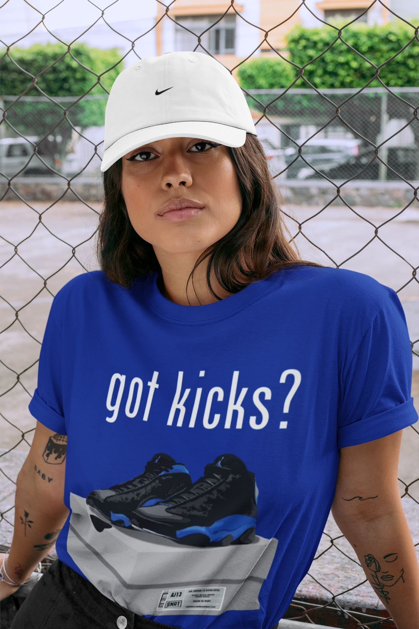 Got Kicks Unisex Tops - Air Jordan 13 Hyper Royal