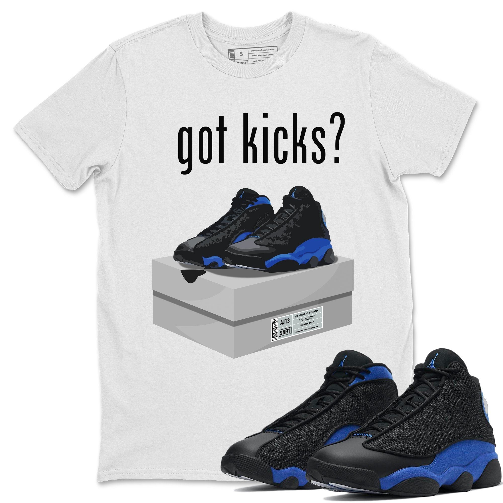 Got Kicks Unisex Adult Tops - Air Jordan 13 Hyper Royal