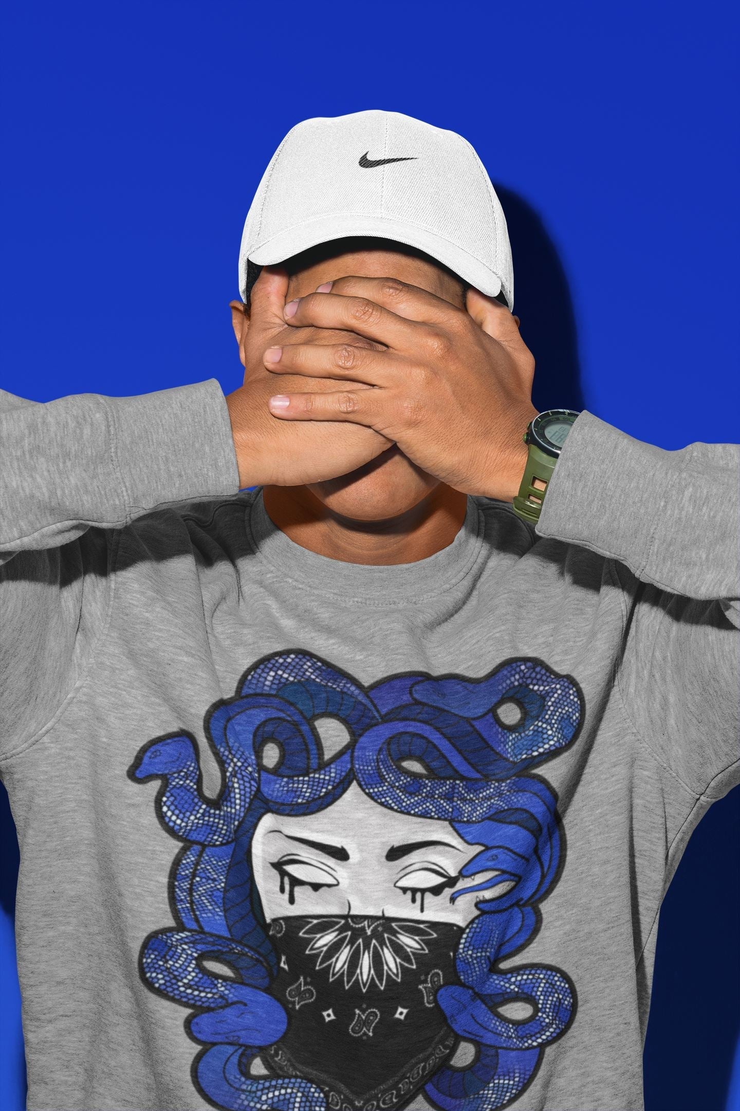 Medusa Unisex Tops - Air Jordan 13 Hyper Royal
