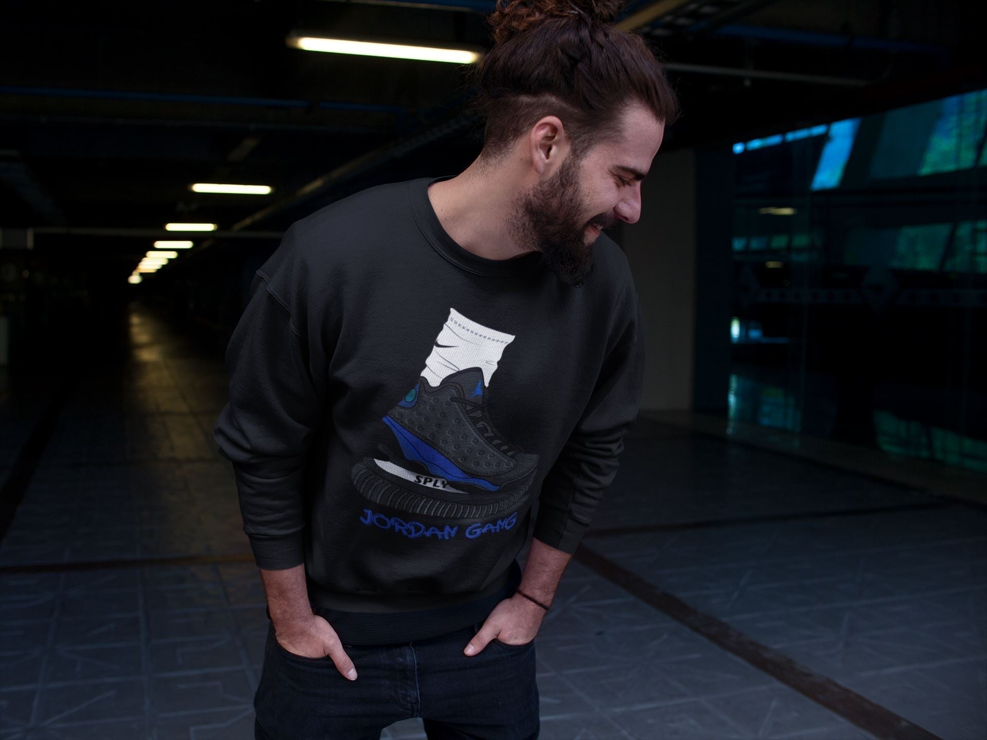 Air Jordan Gang Unisex Tops - Air Jordan 13 Hyper Royal