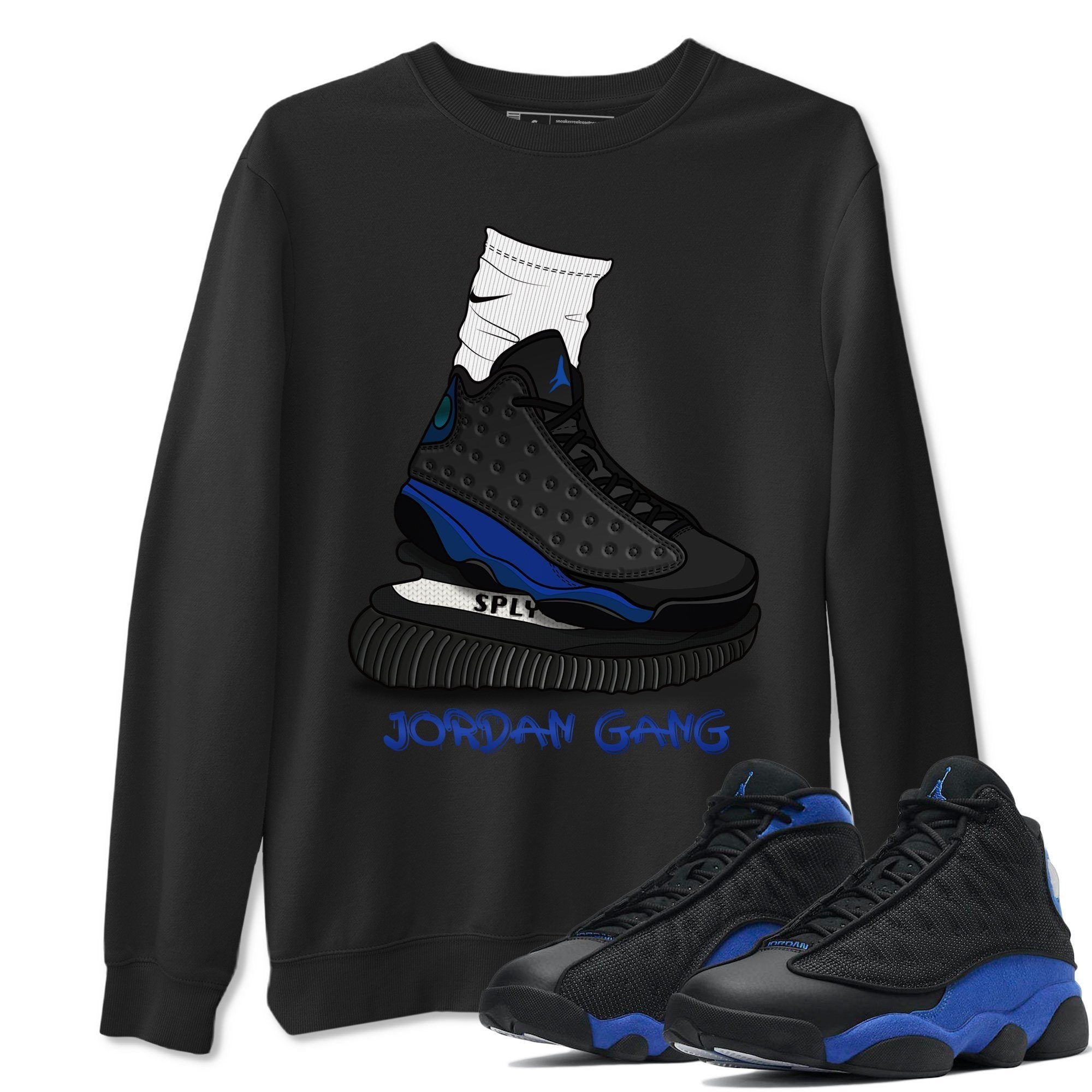 Air Jordan Gang Unisex Tops - Air Jordan 13 Hyper Royal