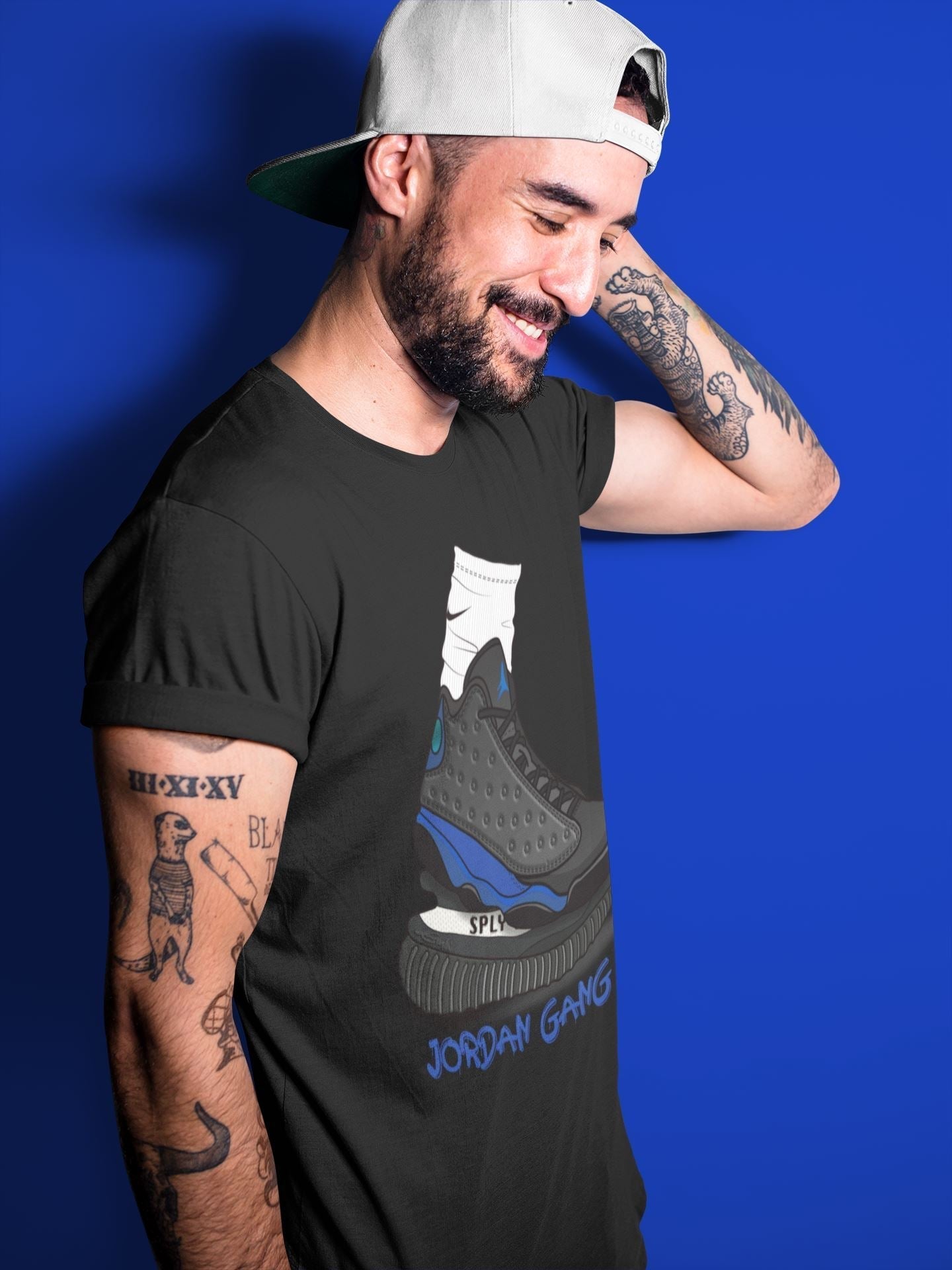 Air Jordan Gang Unisex Tops - Air Jordan 13 Hyper Royal