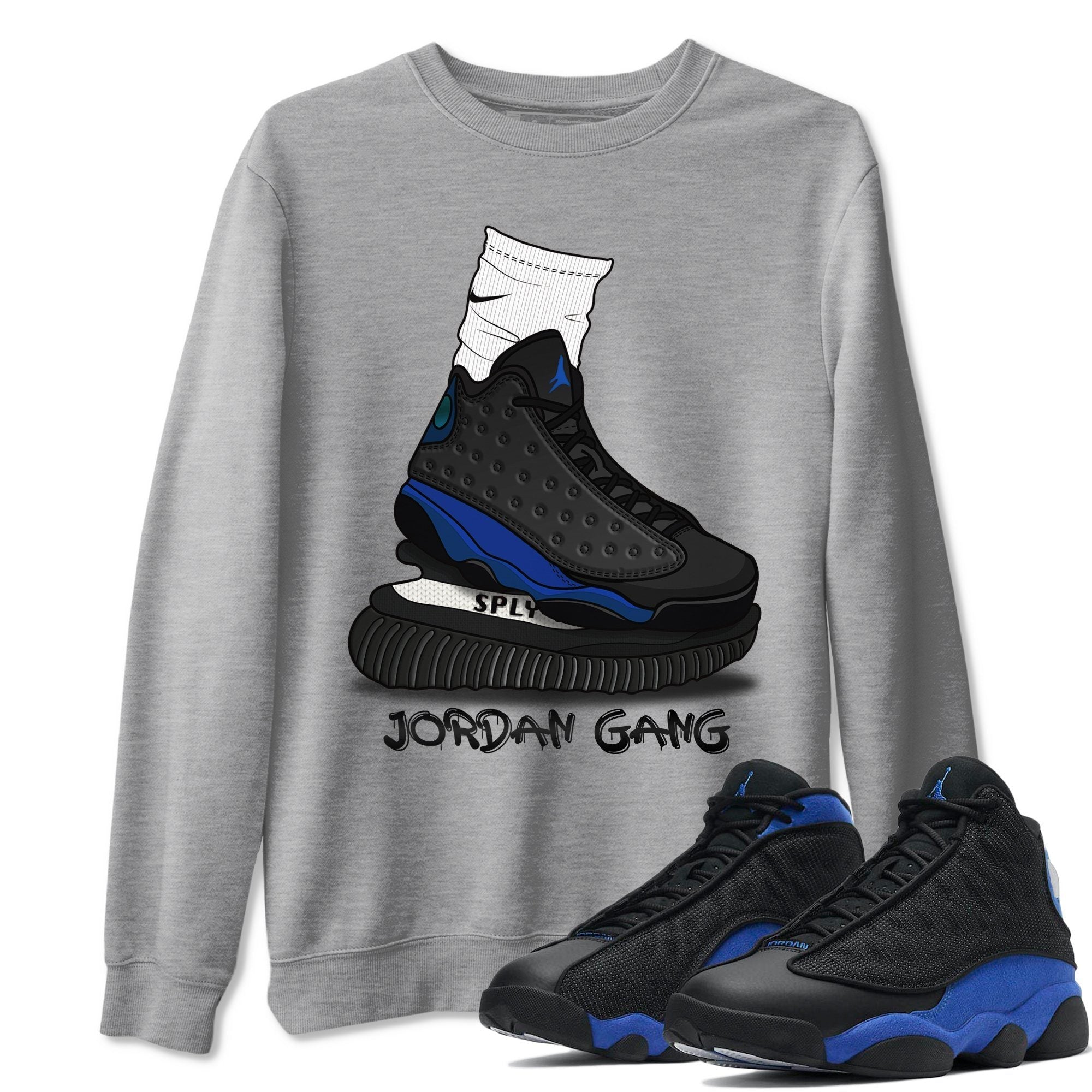 Air Jordan Gang Unisex Tops - Air Jordan 13 Hyper Royal