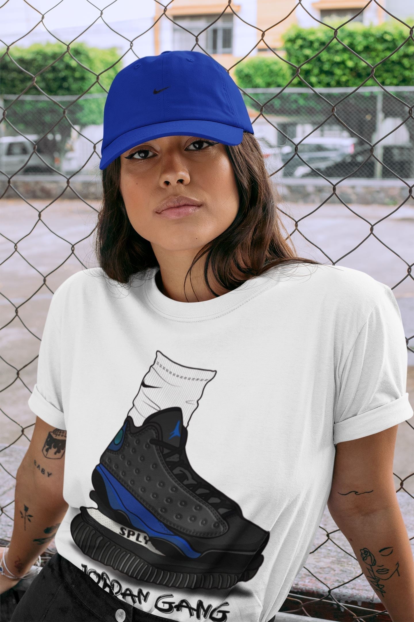 Air Jordan Gang Unisex Tops - Air Jordan 13 Hyper Royal
