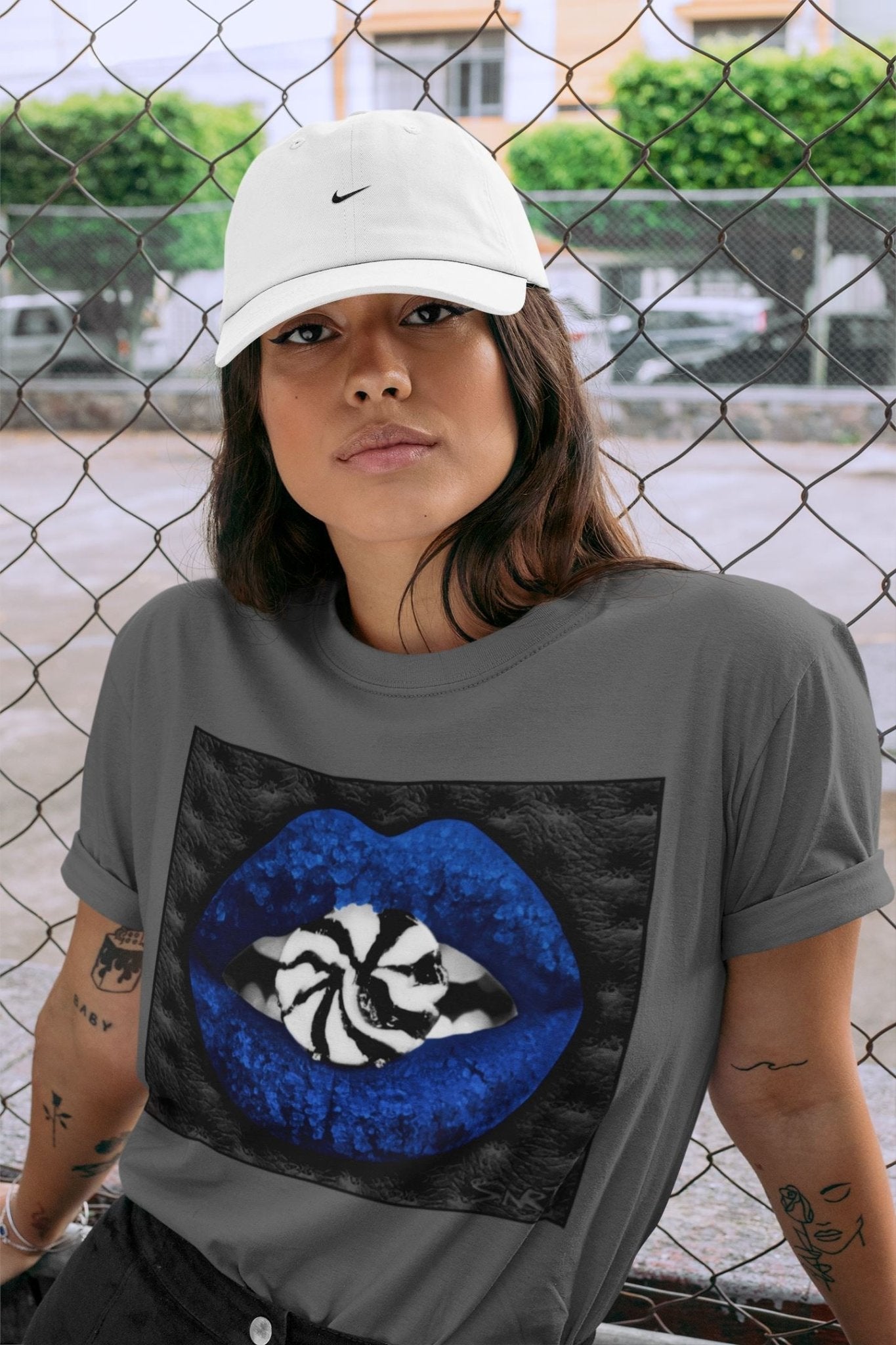 Lips Candy Unisex Tops - Air Jordan 13 Hyper Royal