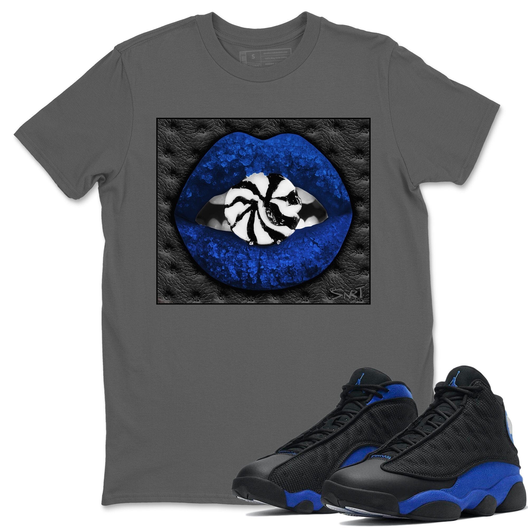 Lips Candy Unisex Tops - Air Jordan 13 Hyper Royal