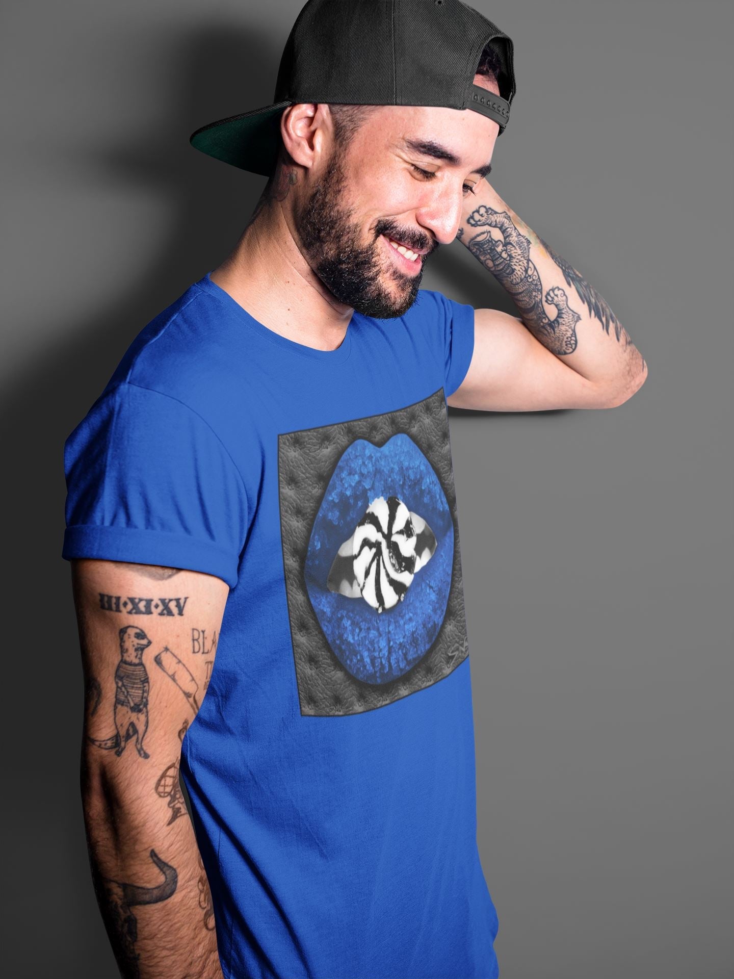 Lips Candy Unisex Tops - Air Jordan 13 Hyper Royal