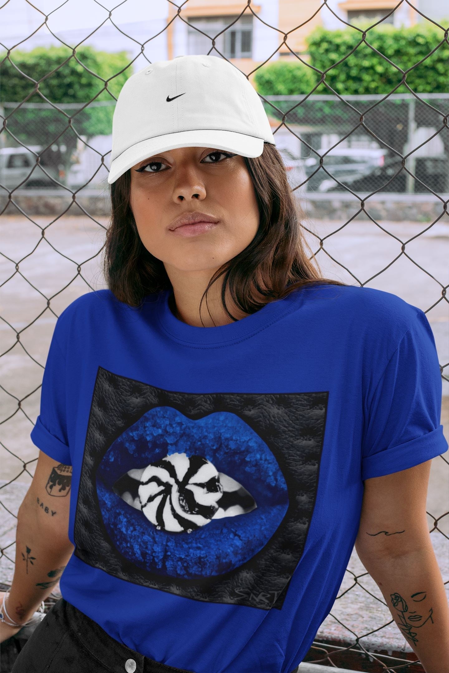 Lips Candy Unisex Tops - Air Jordan 13 Hyper Royal