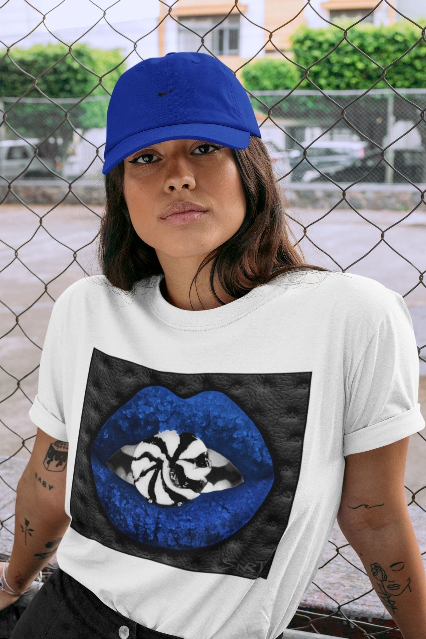 Lips Candy Unisex Tops - Air Jordan 13 Hyper Royal