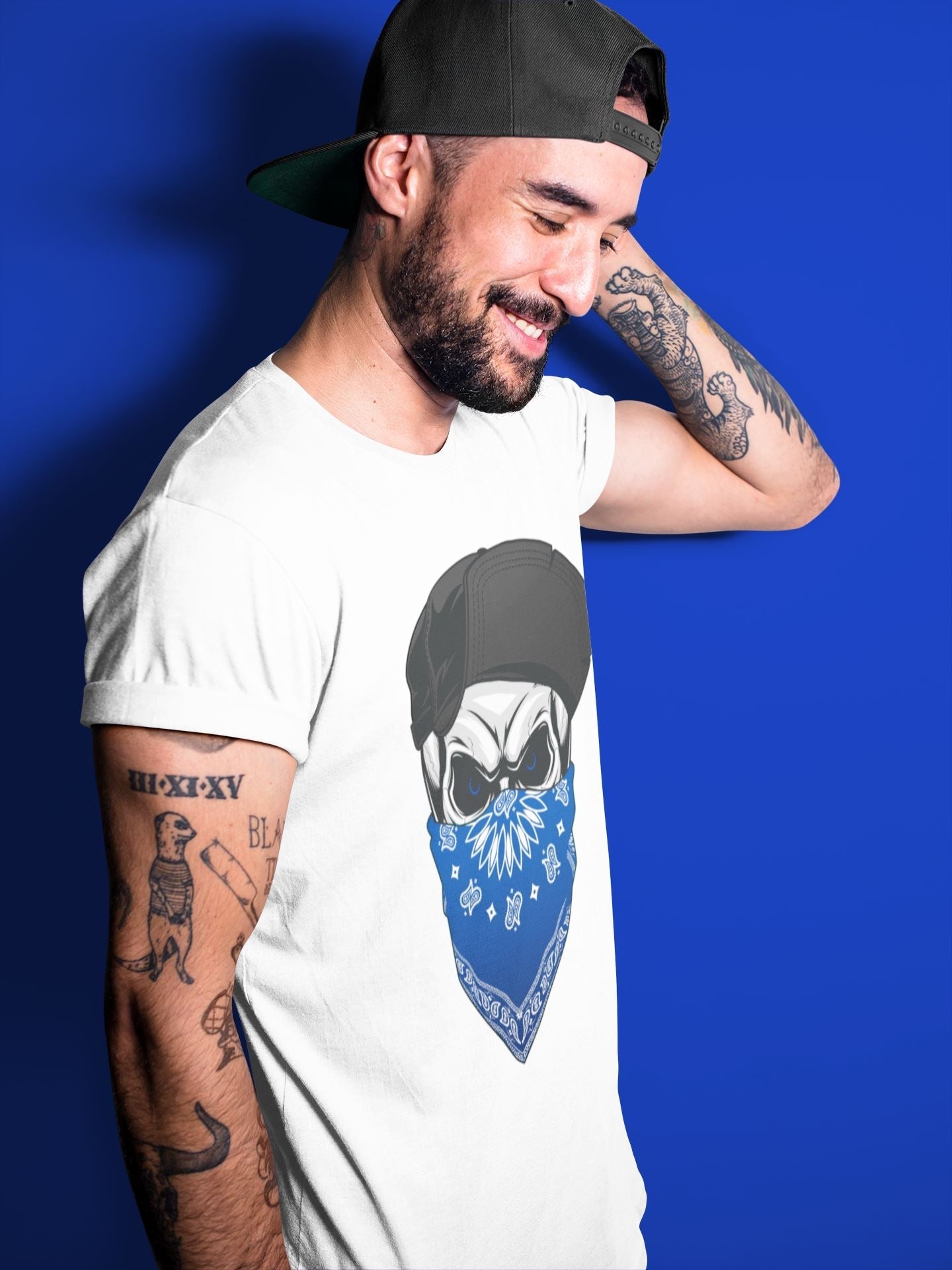 Skull Hat Unisex Tops - Air Jordan 13 Hyper Royal
