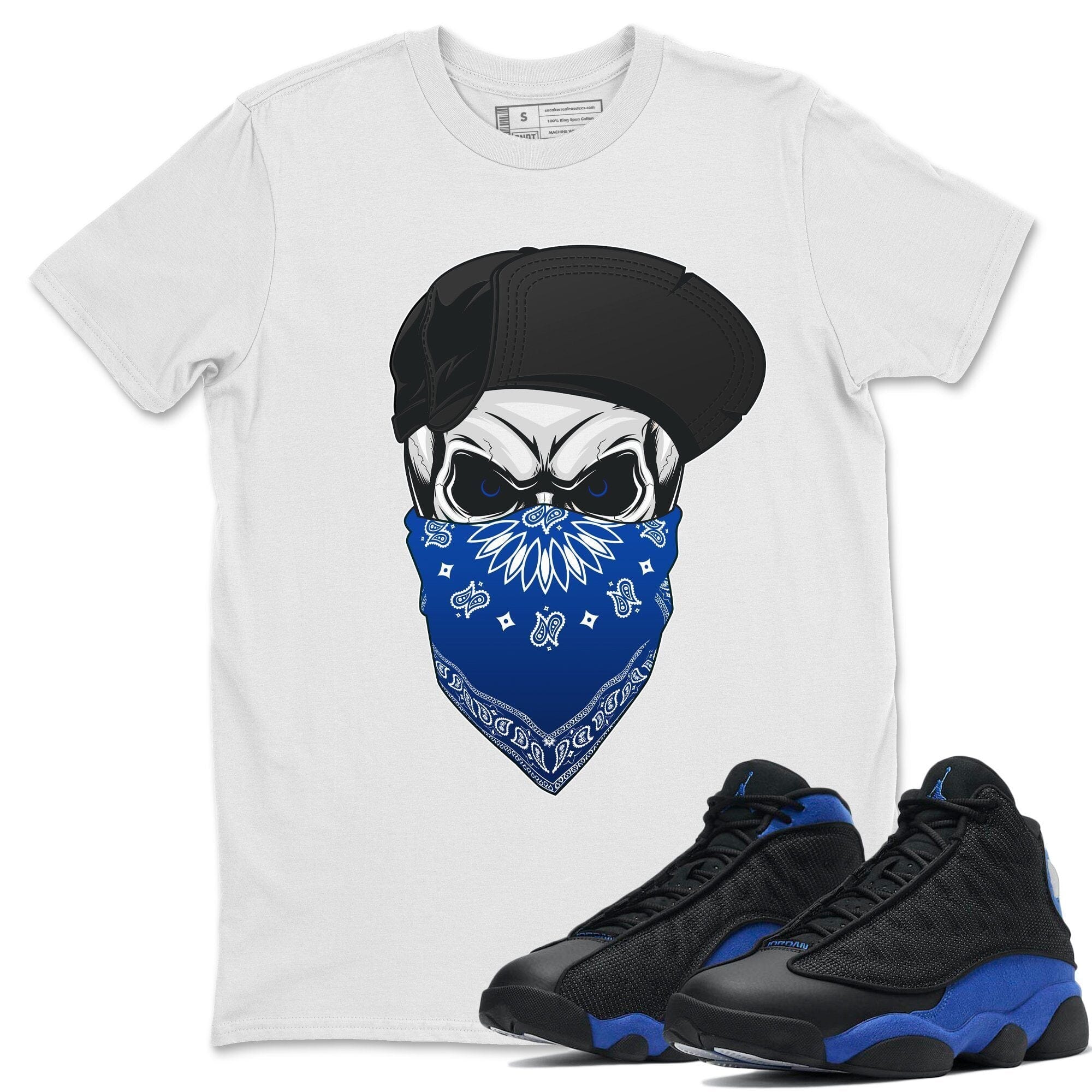 Skull Hat Unisex Tops - Air Jordan 13 Hyper Royal