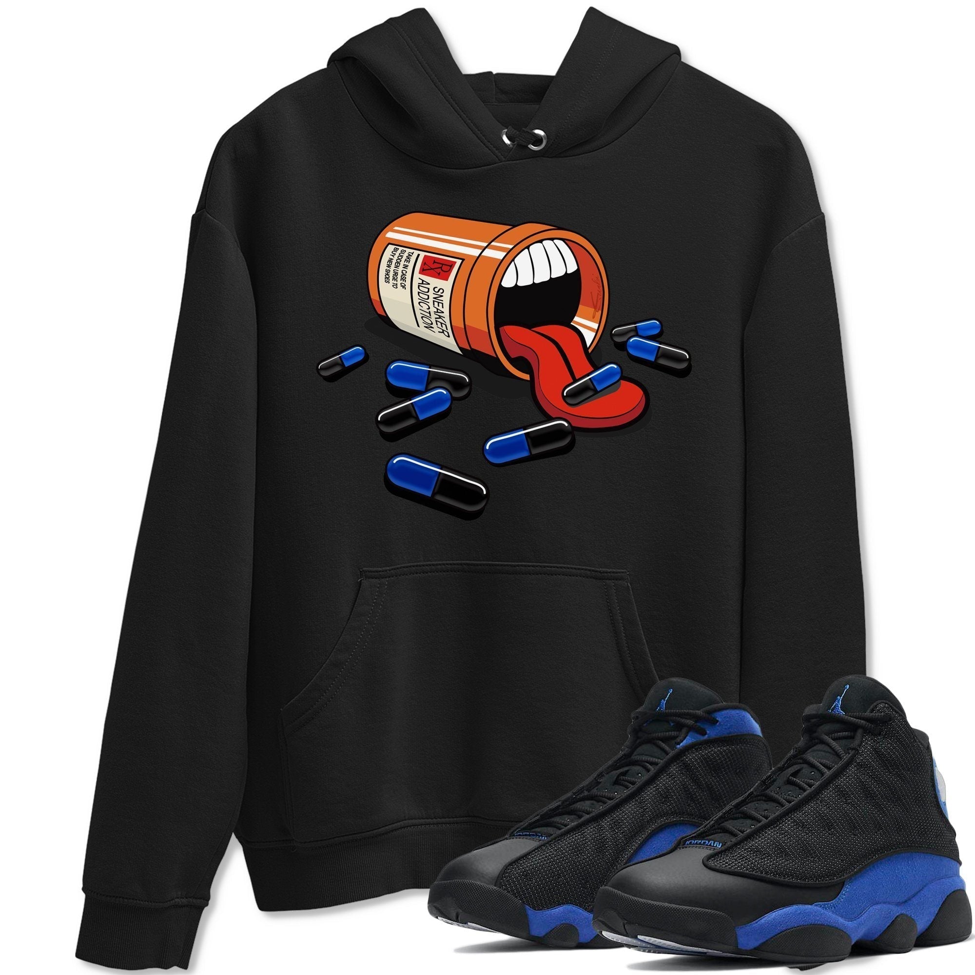 snkmatch Addiction Unisex Tops - Air Jordan 13 Hyper Royal