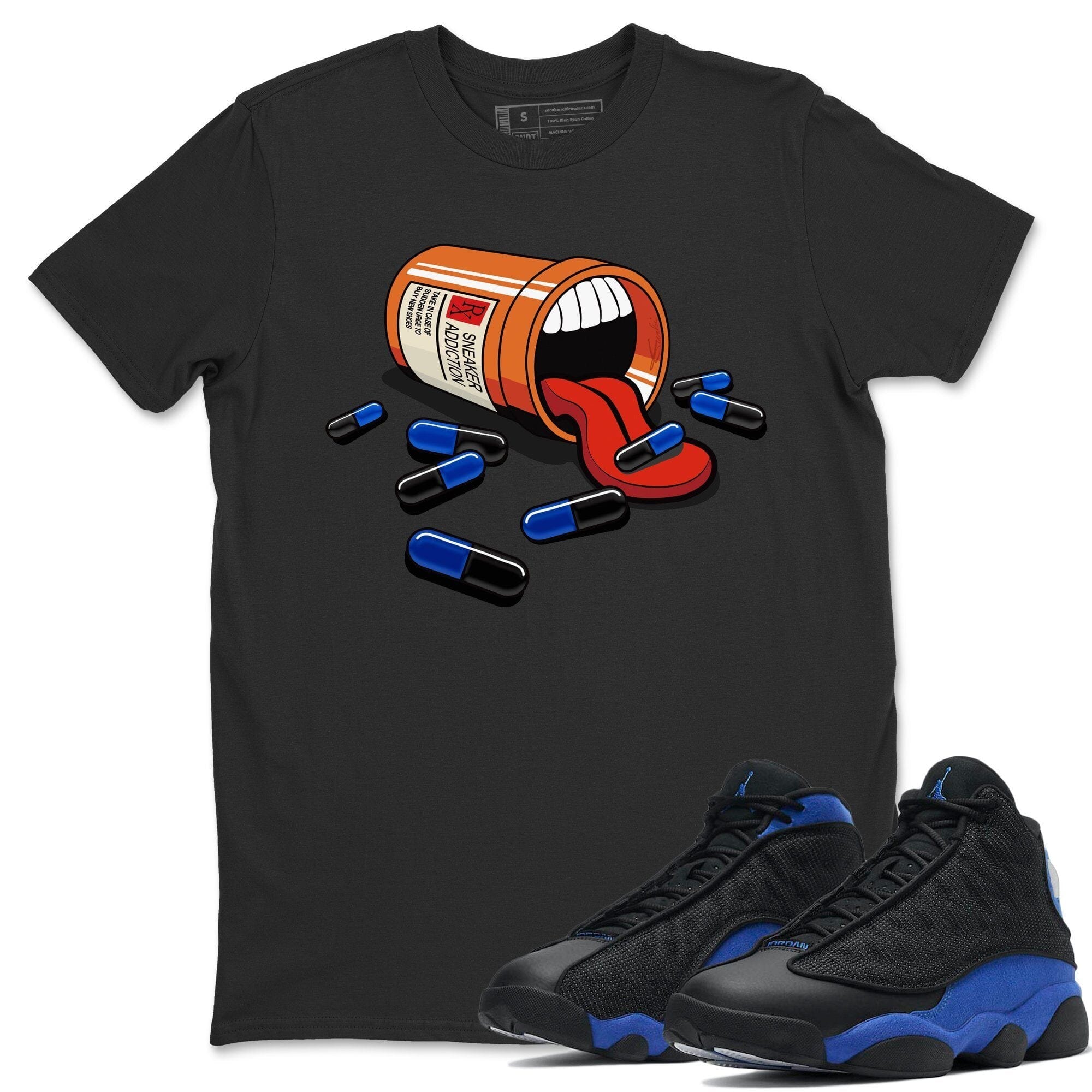 snkmatch Addiction Unisex Tops - Air Jordan 13 Hyper Royal
