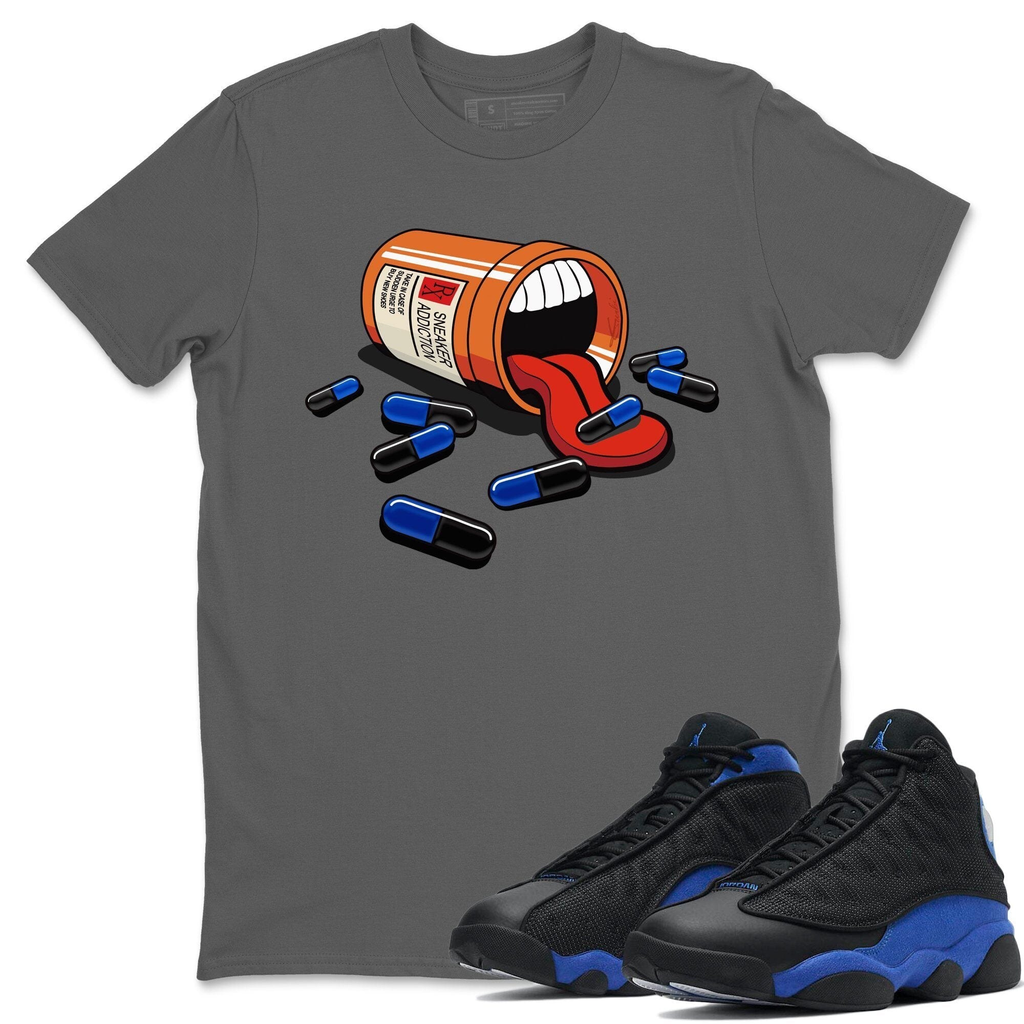 snkmatch Addiction Unisex Tops - Air Jordan 13 Hyper Royal