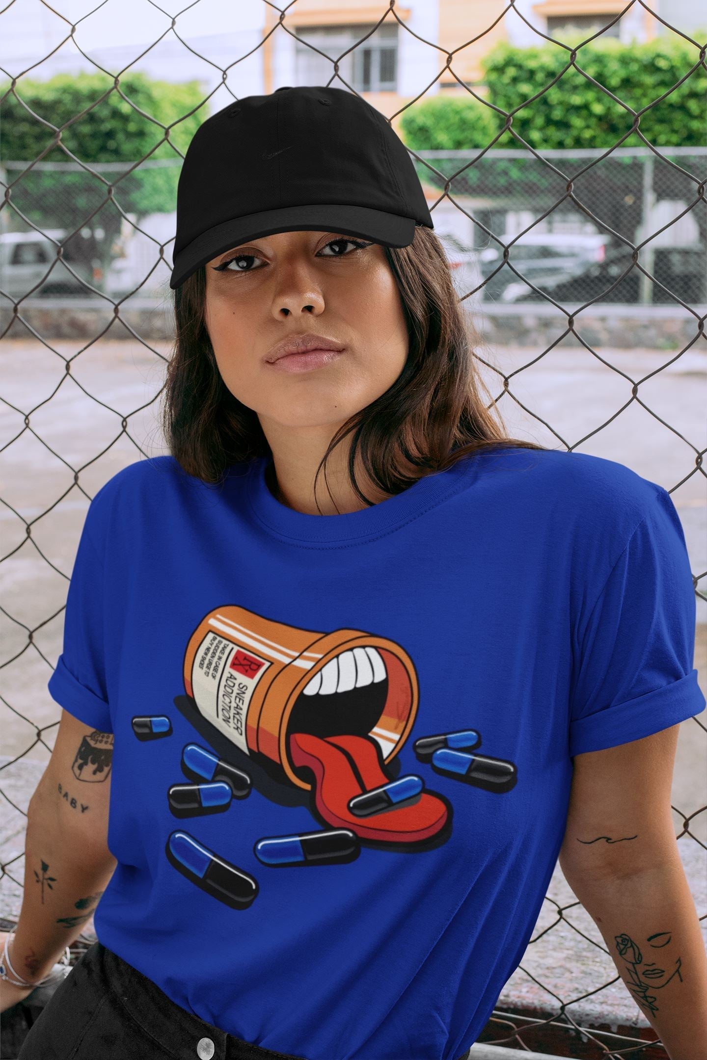 snkmatch Addiction Unisex Tops - Air Jordan 13 Hyper Royal