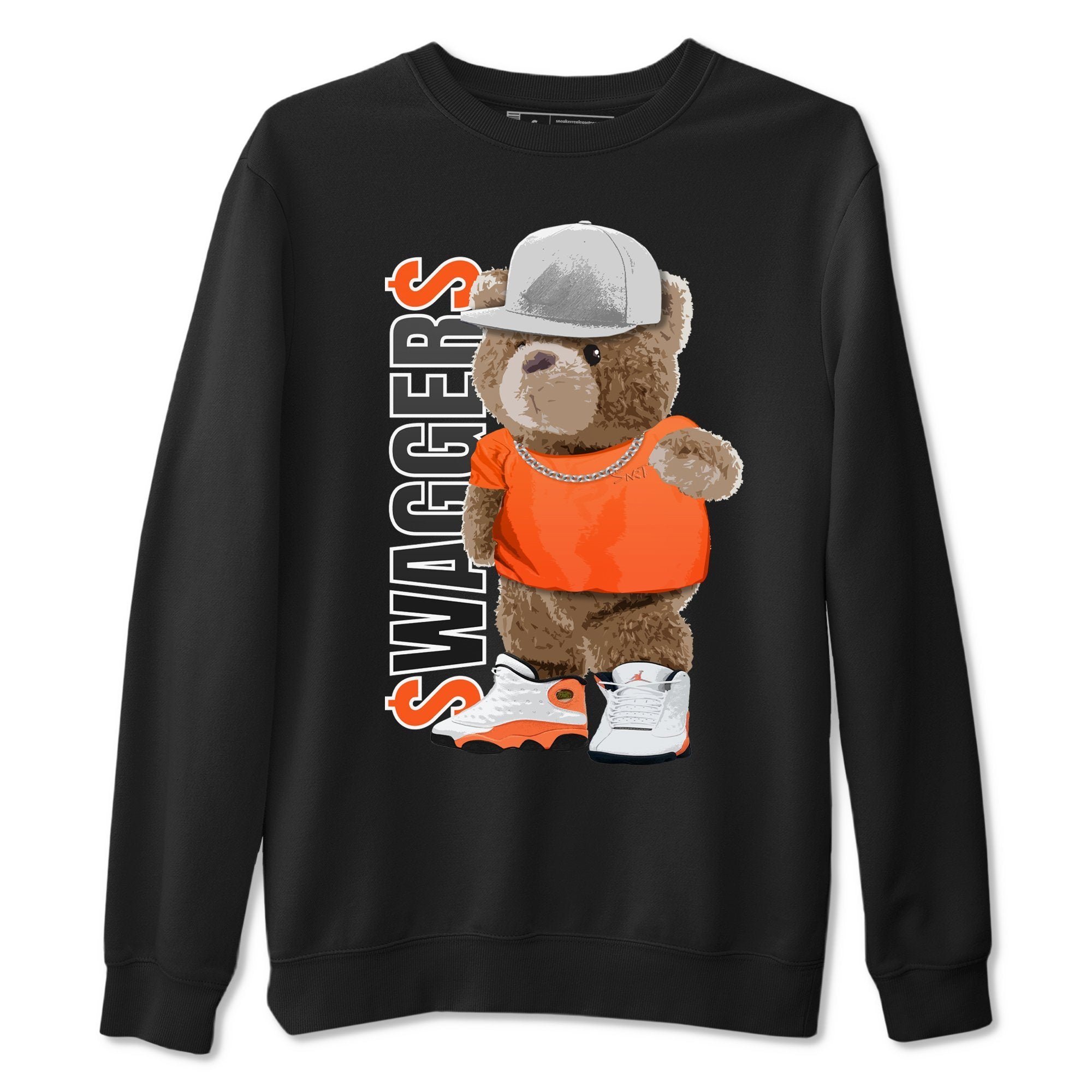 Bear Swaggers Unisex Tops - Air Jordan 13 Starfish
