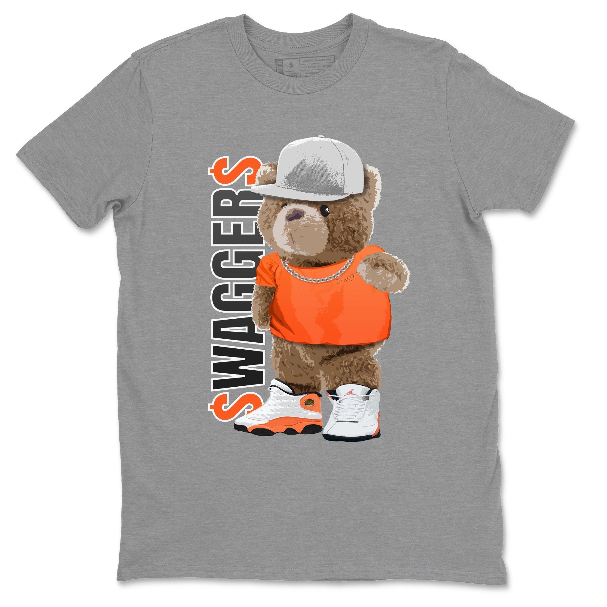 Bear Swaggers Unisex Tops - Air Jordan 13 Starfish