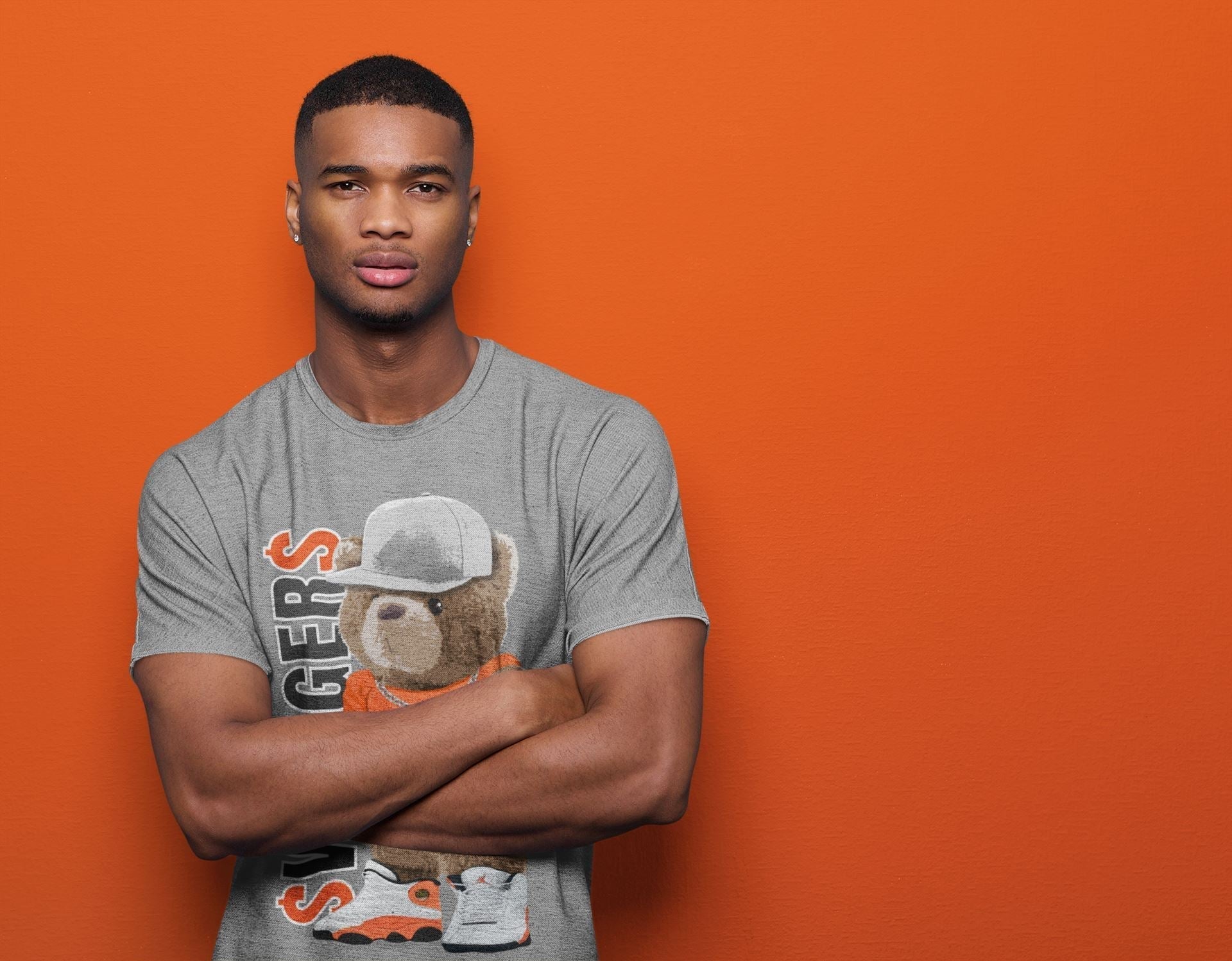 Bear Swaggers Unisex Tops - Air Jordan 13 Starfish
