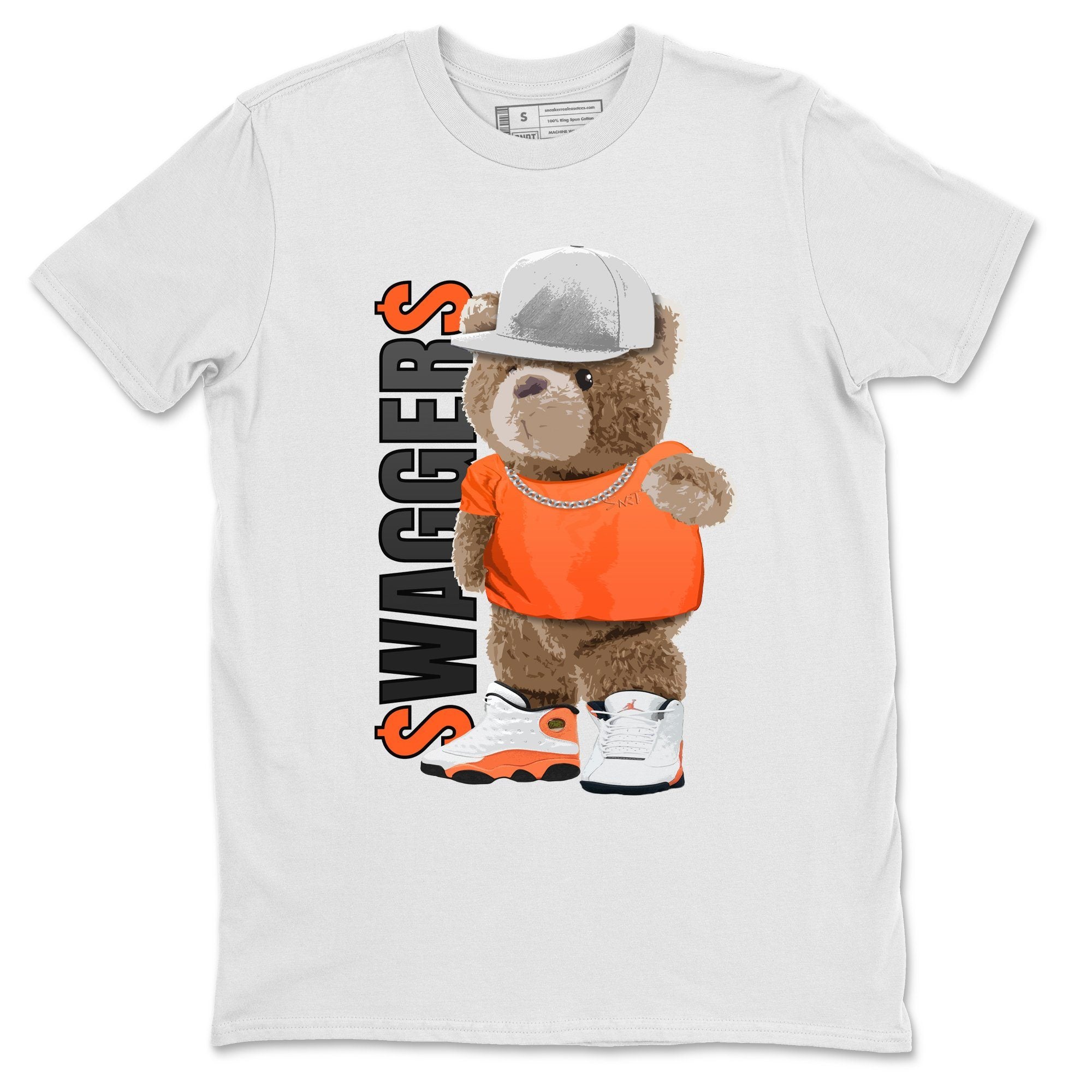 Bear Swaggers Unisex Tops - Air Jordan 13 Starfish