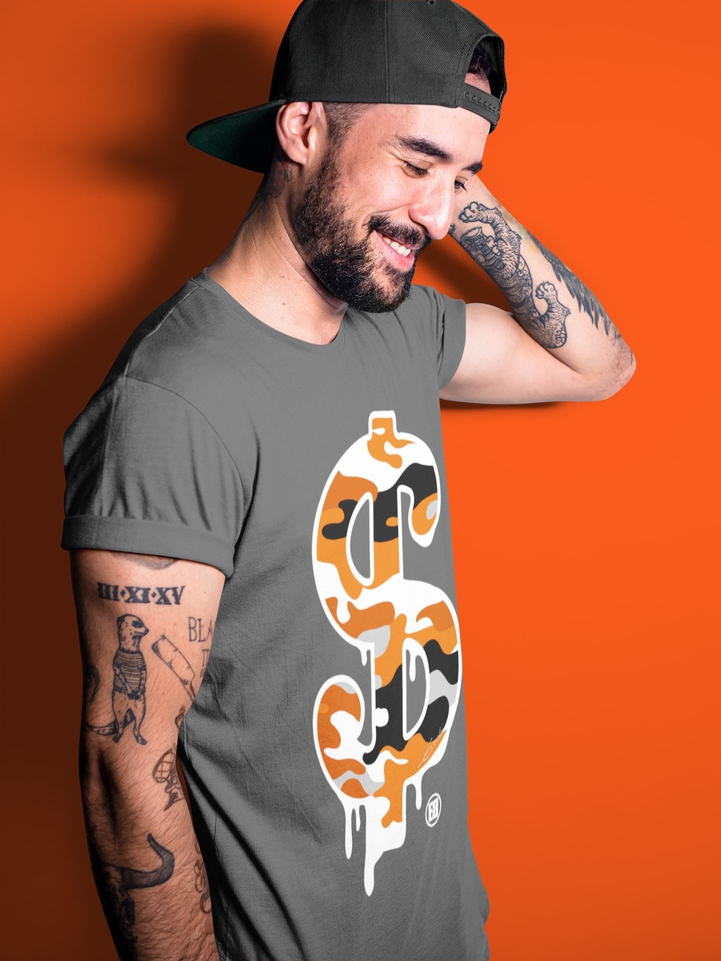 Dollar Camo Unisex Tops - Air Jordan 13 Starfish