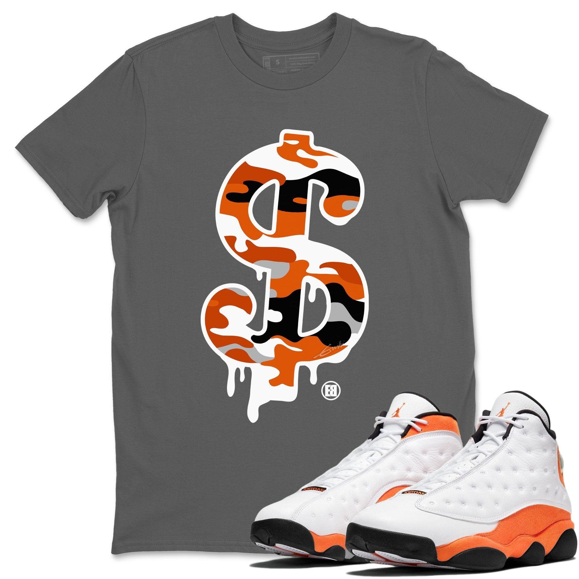 Dollar Camo Unisex Tops - Air Jordan 13 Starfish