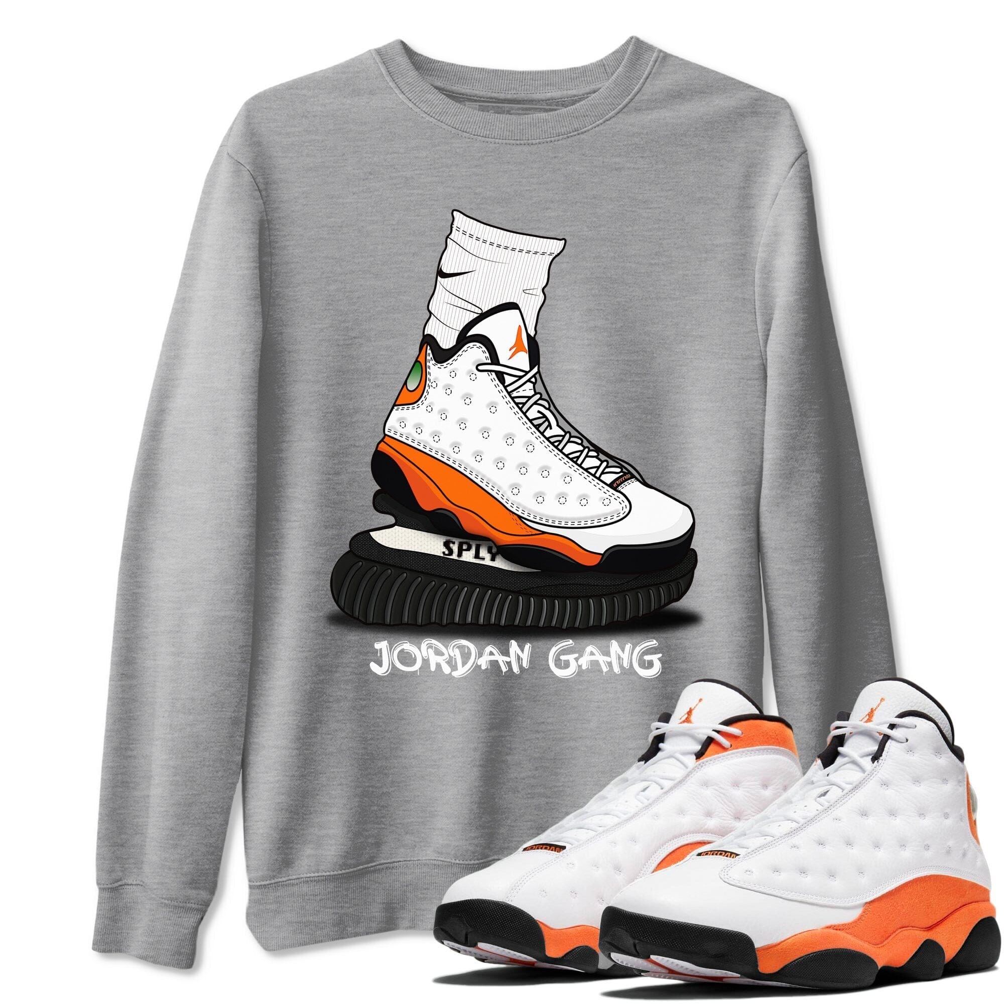 Air Jordan Gang Unisex Tops - Air Jordan 13 Starfish