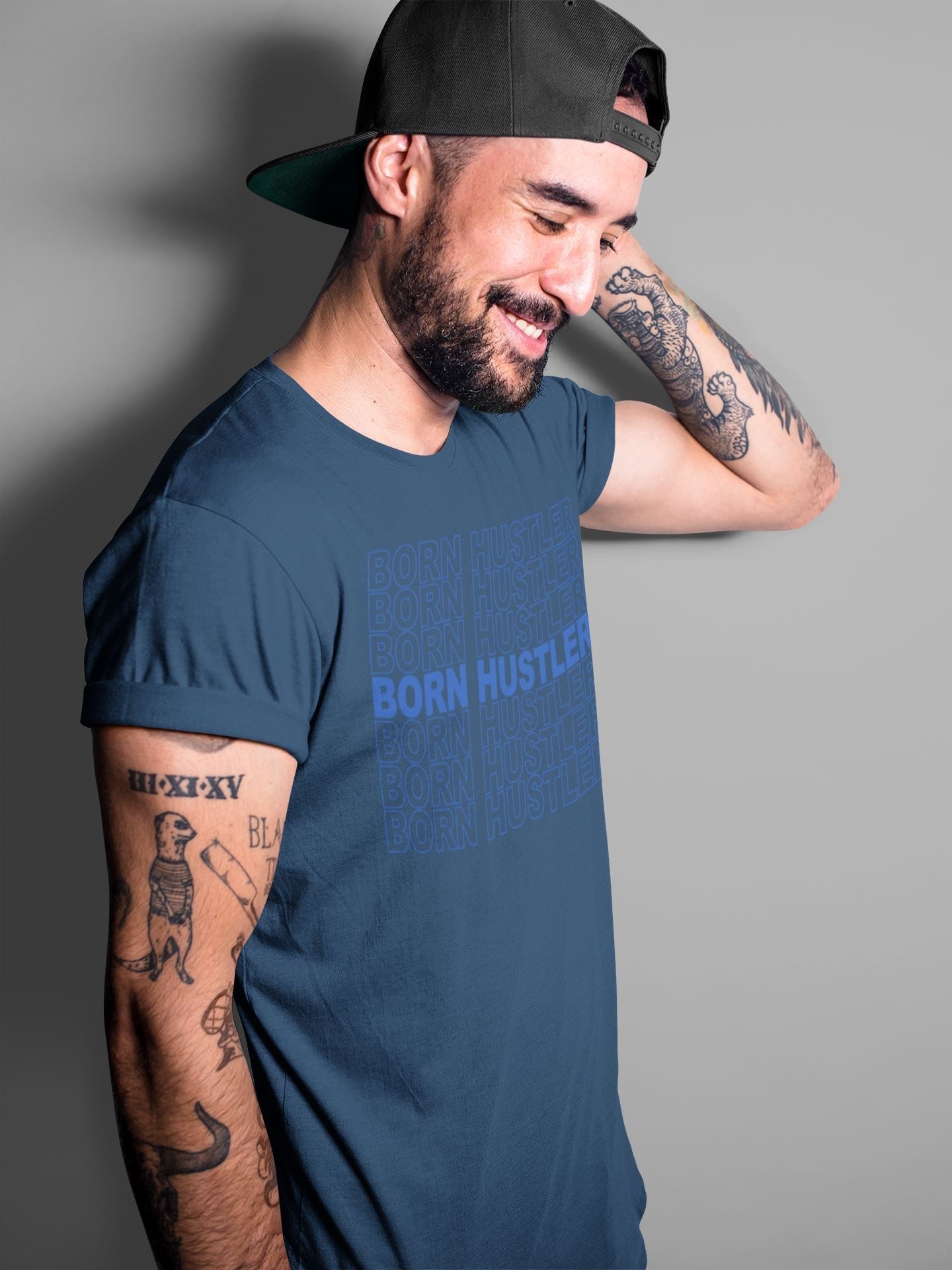 Born Hustler Unisex Tops - Air Jordan 14 Hyper Royal