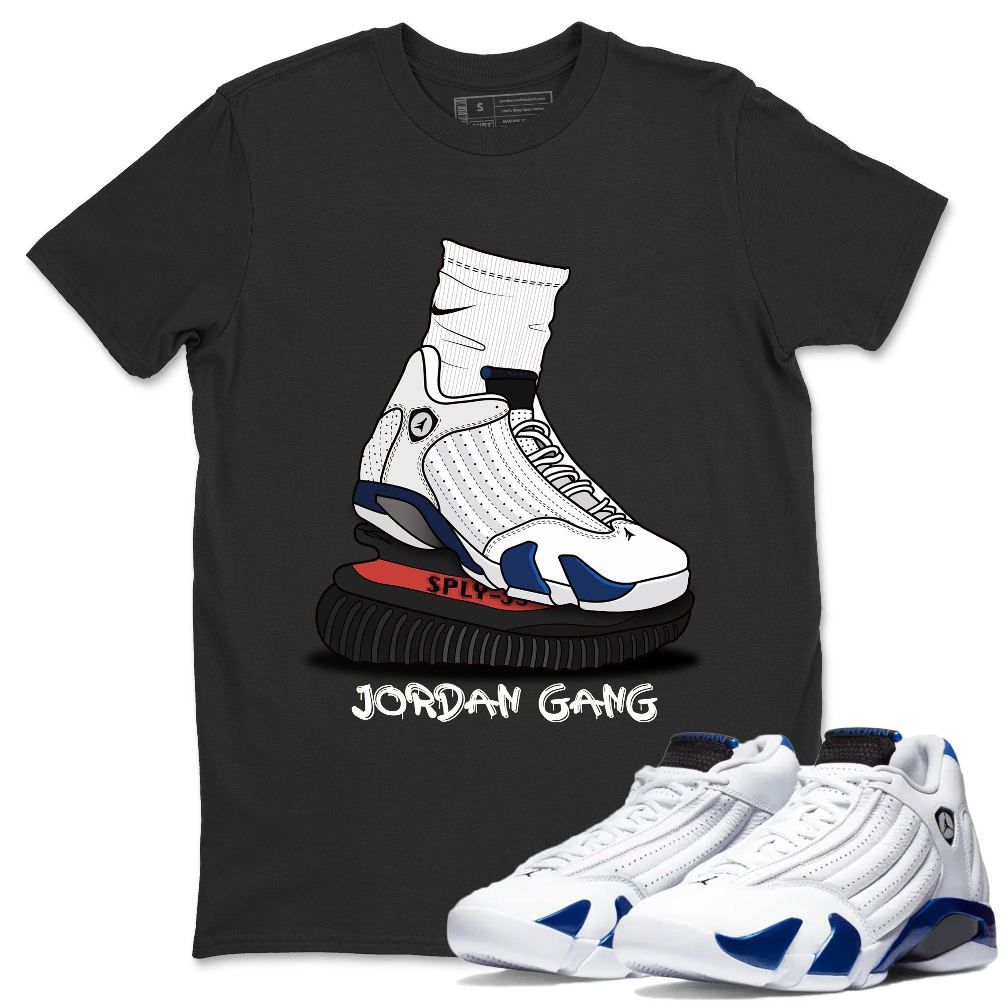 Air Jordan Gang Unisex Tops - Air Jordan 14 Hyper Royal
