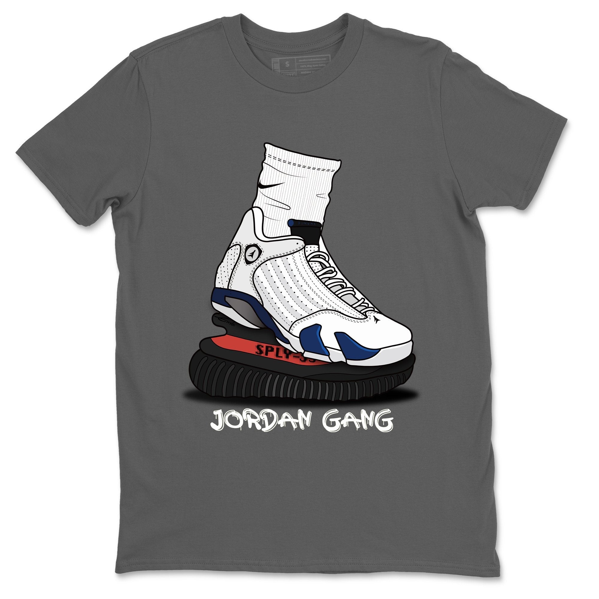 Air Jordan Gang Unisex Tops - Air Jordan 14 Hyper Royal