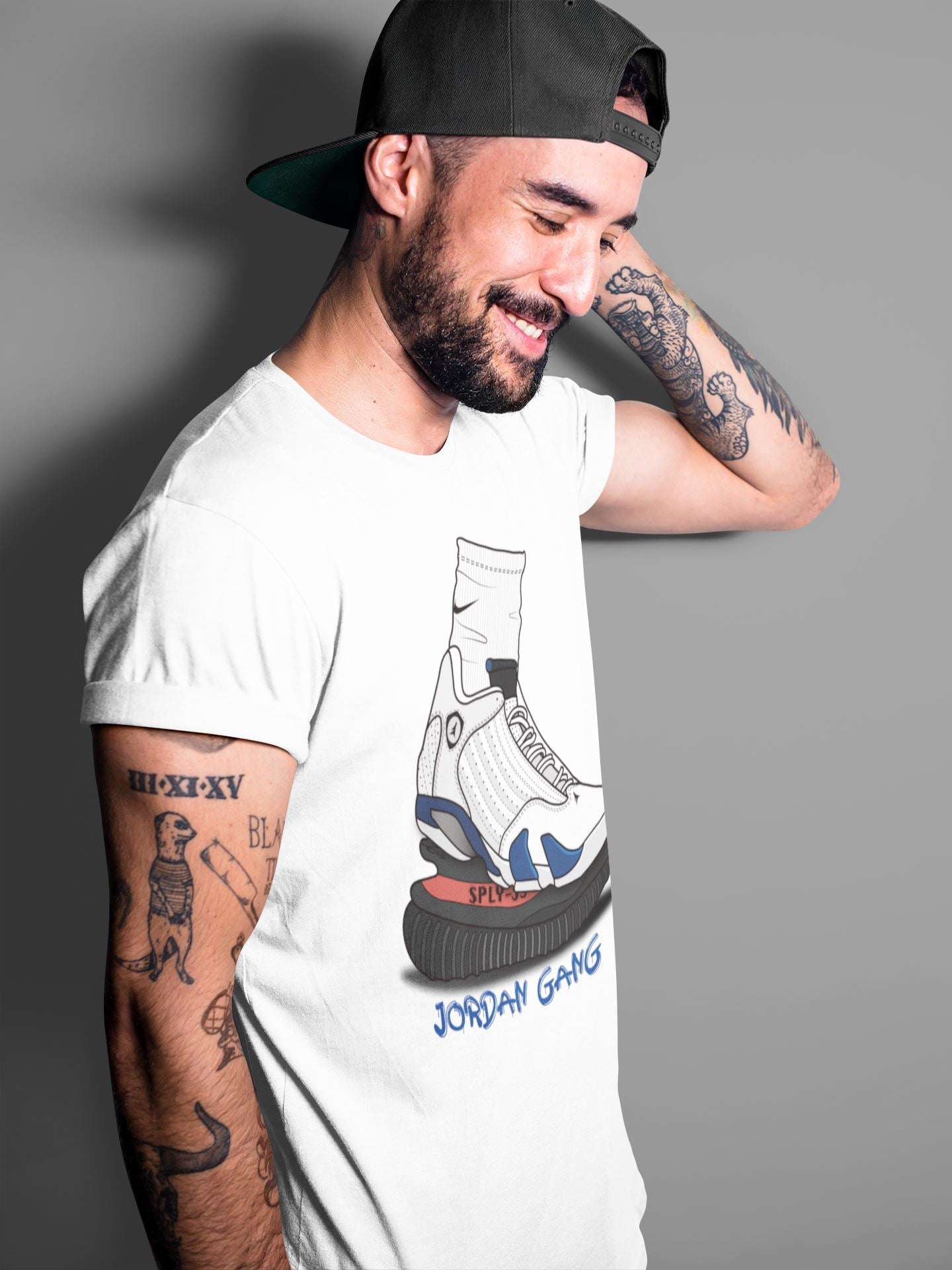 Air Jordan Gang Unisex Tops - Air Jordan 14 Hyper Royal