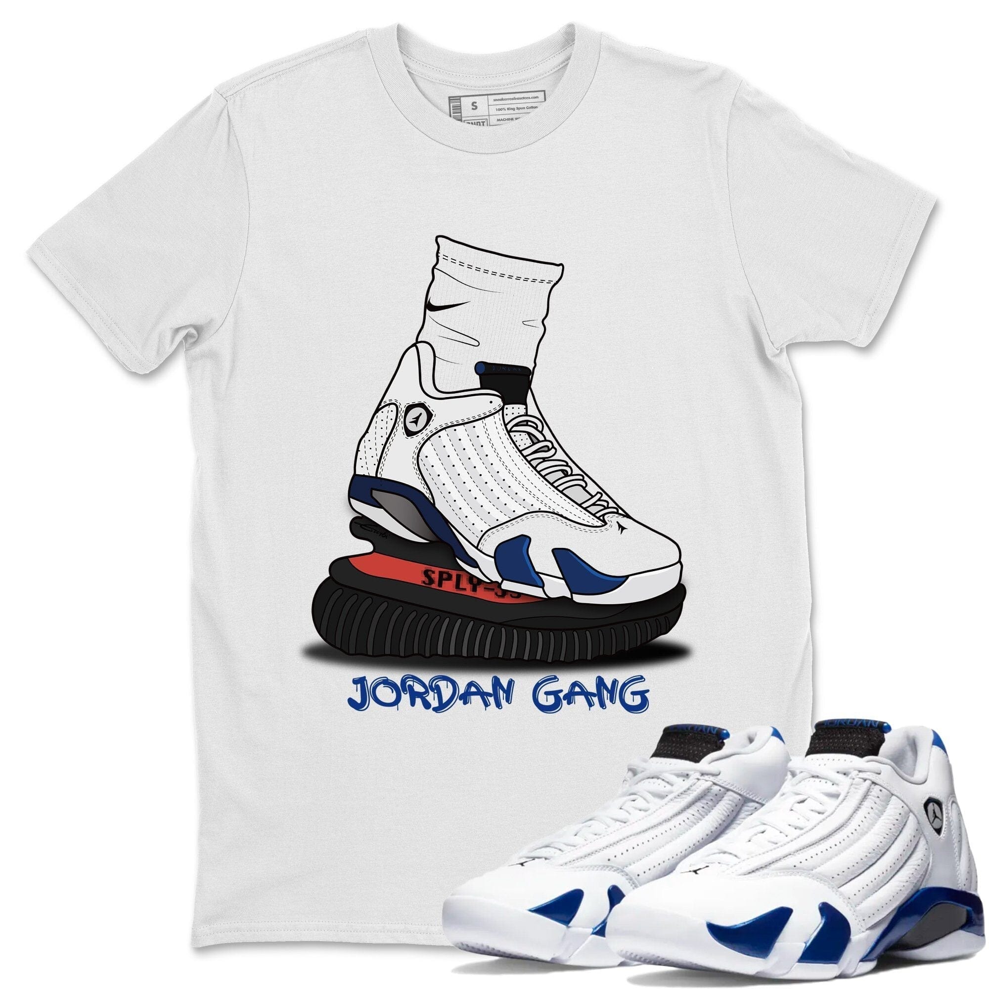 Air Jordan Gang Unisex Tops - Air Jordan 14 Hyper Royal