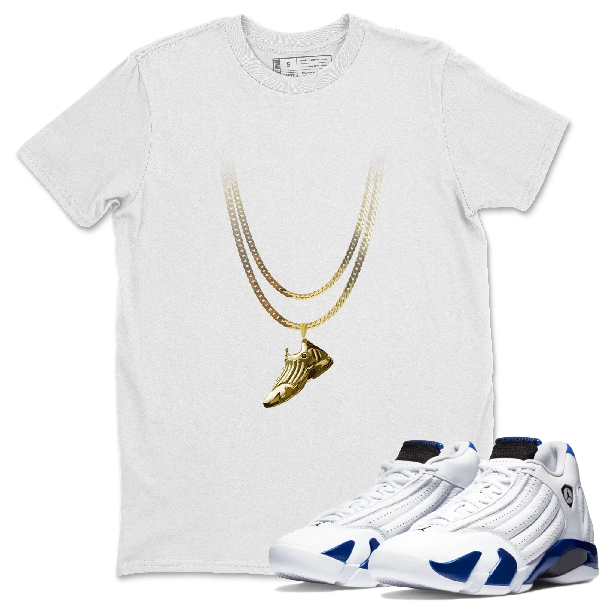 Shoe Pendant Unisex Tops - Air Jordan 14 Hyper Royal