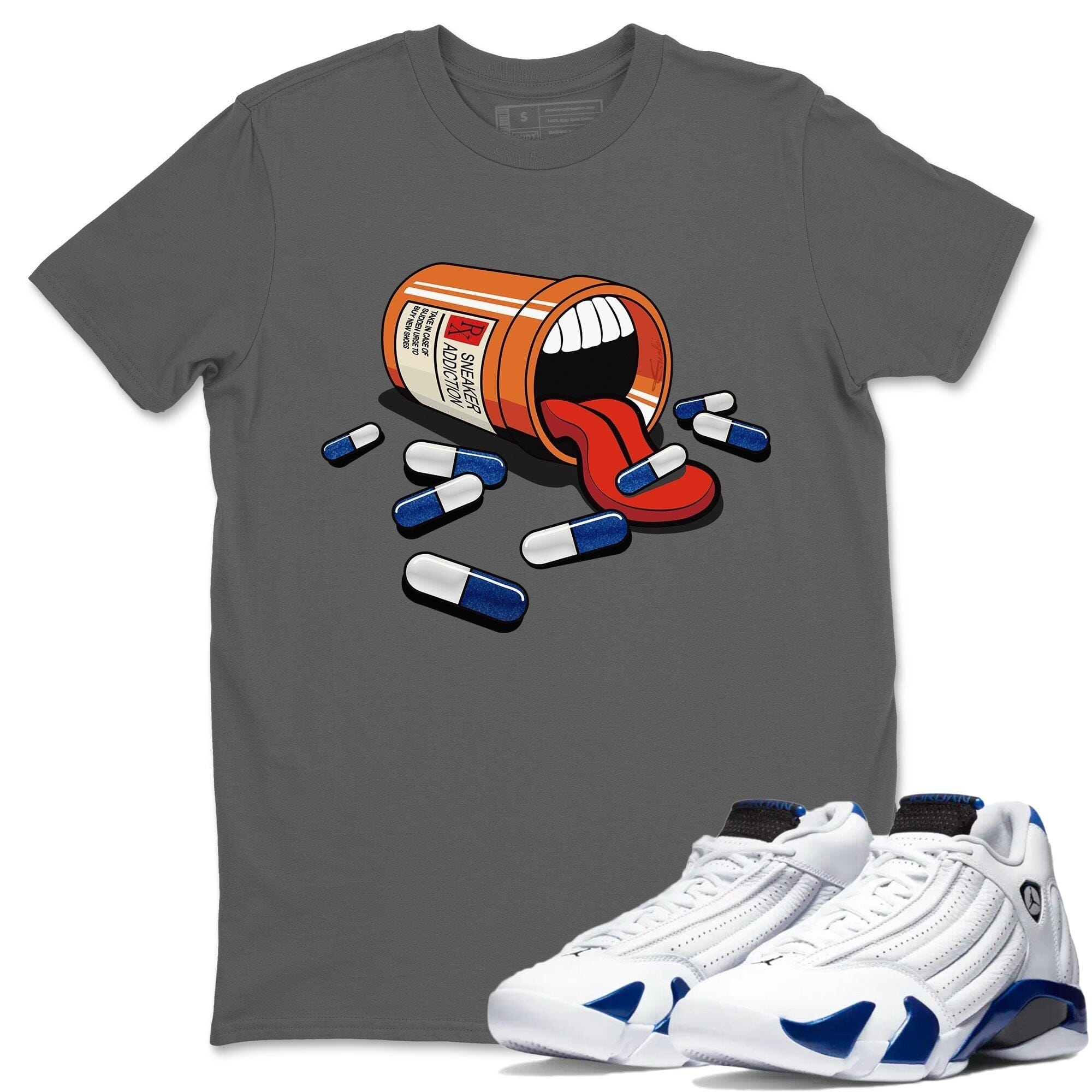 snkmatch Addiction Unisex Tops - Air Jordan 14 Hyper Royal