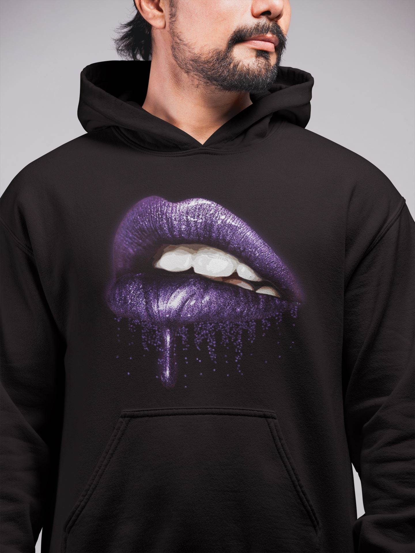 Dripping Lips Unisex Tops - Air Jordan 3 Court Purple