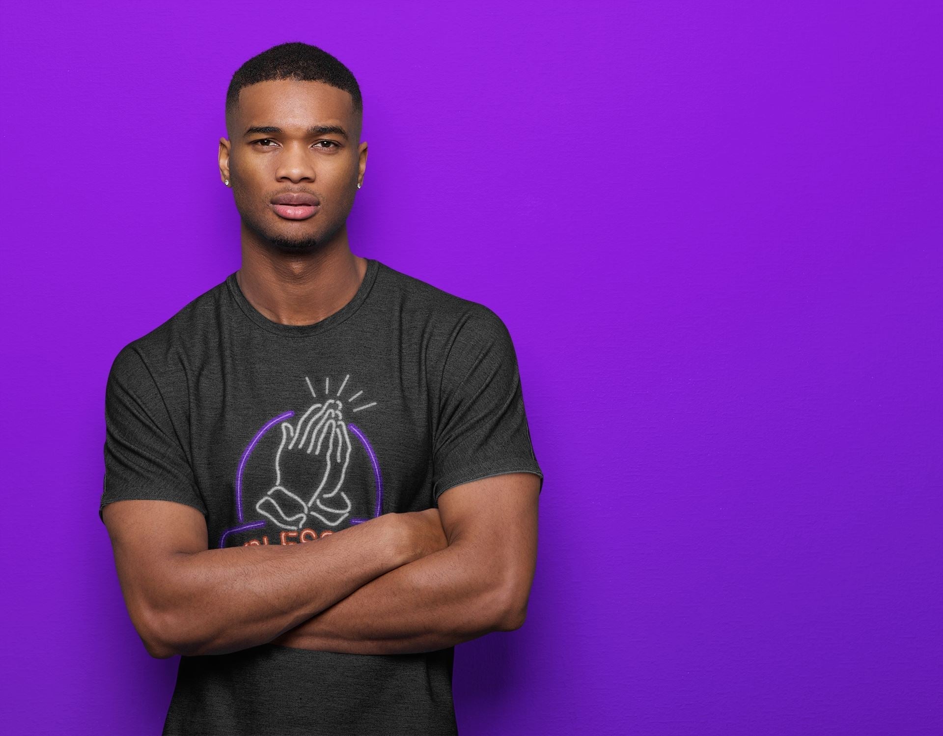 Blessed Unisex Tops - Air Jordan 3 Court Purple