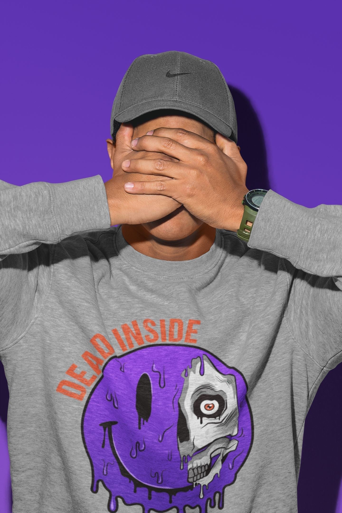 Dead Inside Unisex Tops - Air Jordan 3 Court Purple