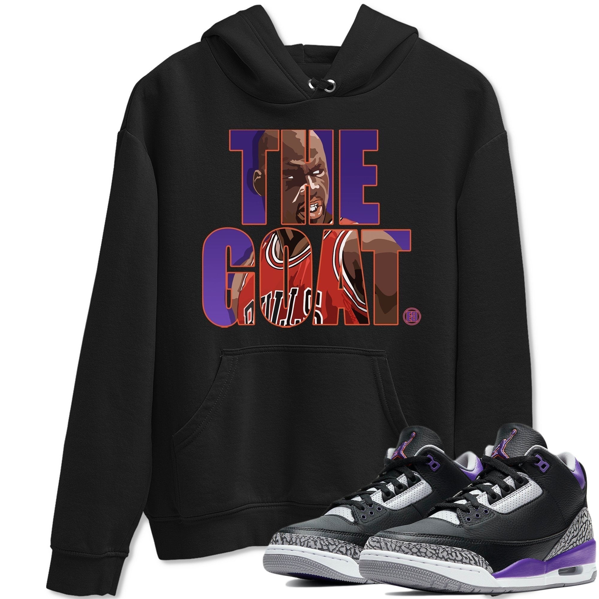 The Goat Unisex Tops - Air Jordan 3 Court Purple