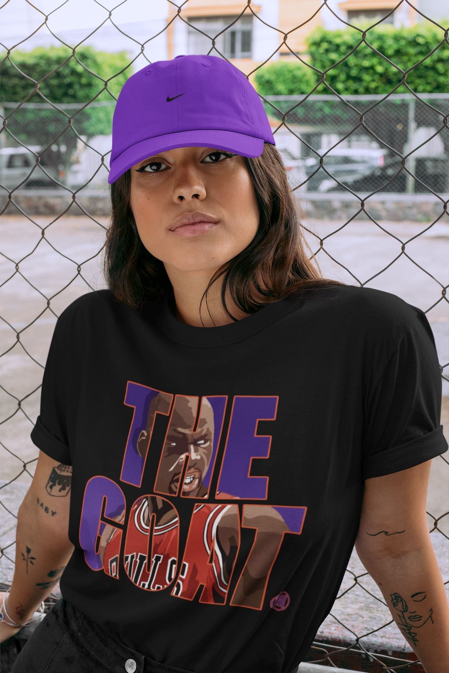 The Goat Unisex Tops - Air Jordan 3 Court Purple