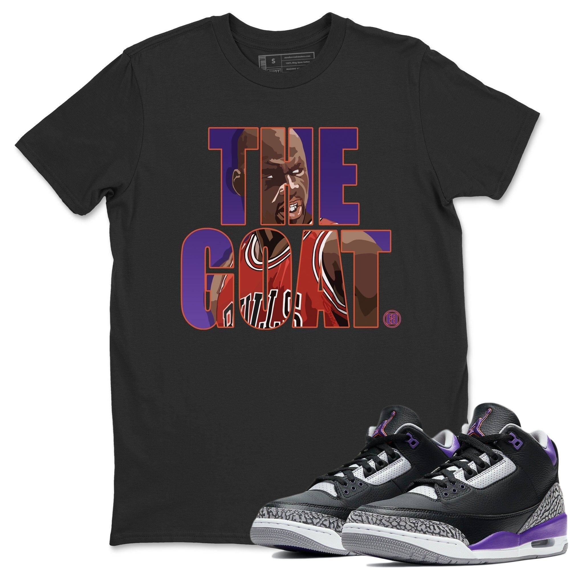 The Goat Unisex Tops - Air Jordan 3 Court Purple