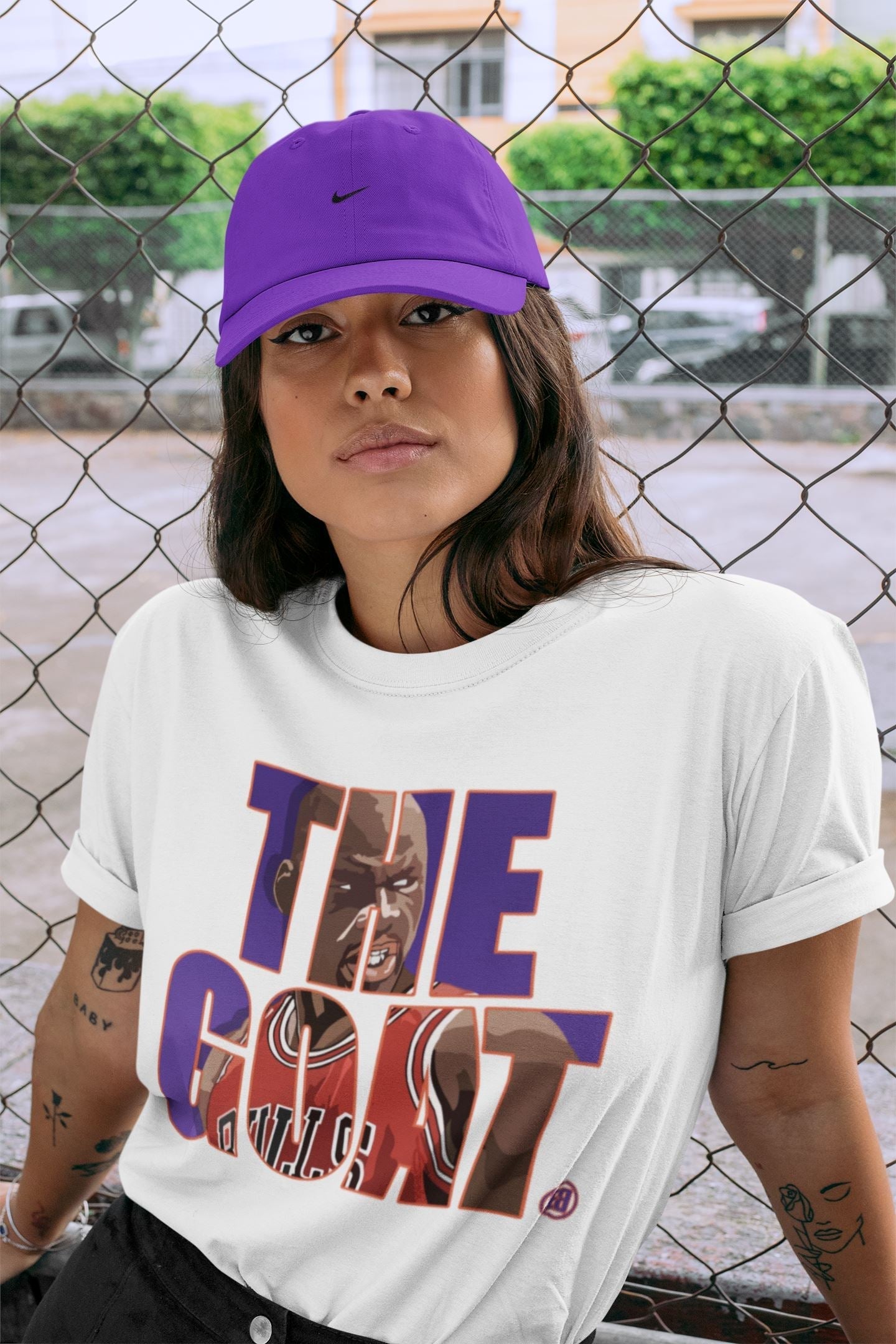 The Goat Unisex Tops - Air Jordan 3 Court Purple