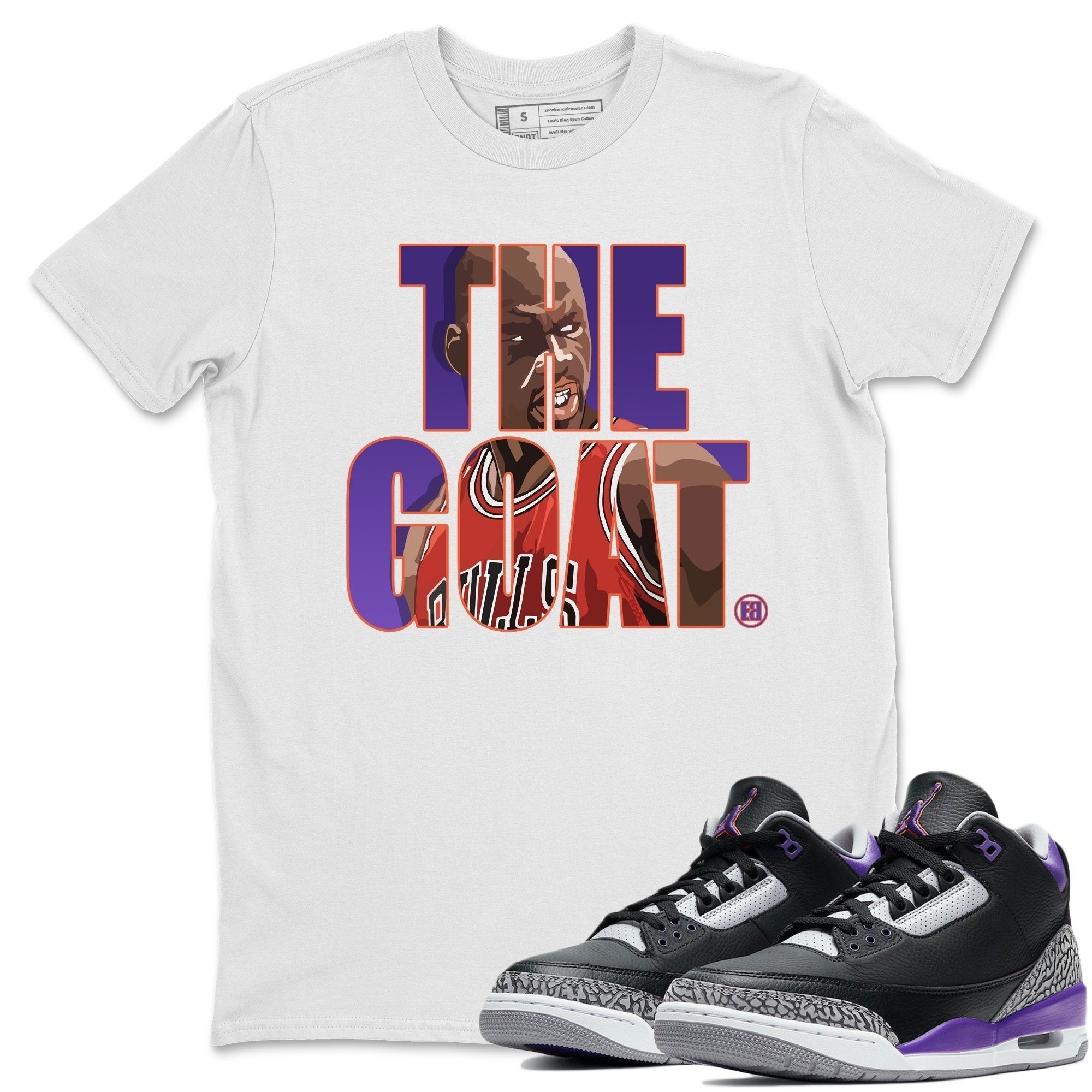 The Goat Unisex Tops - Air Jordan 3 Court Purple