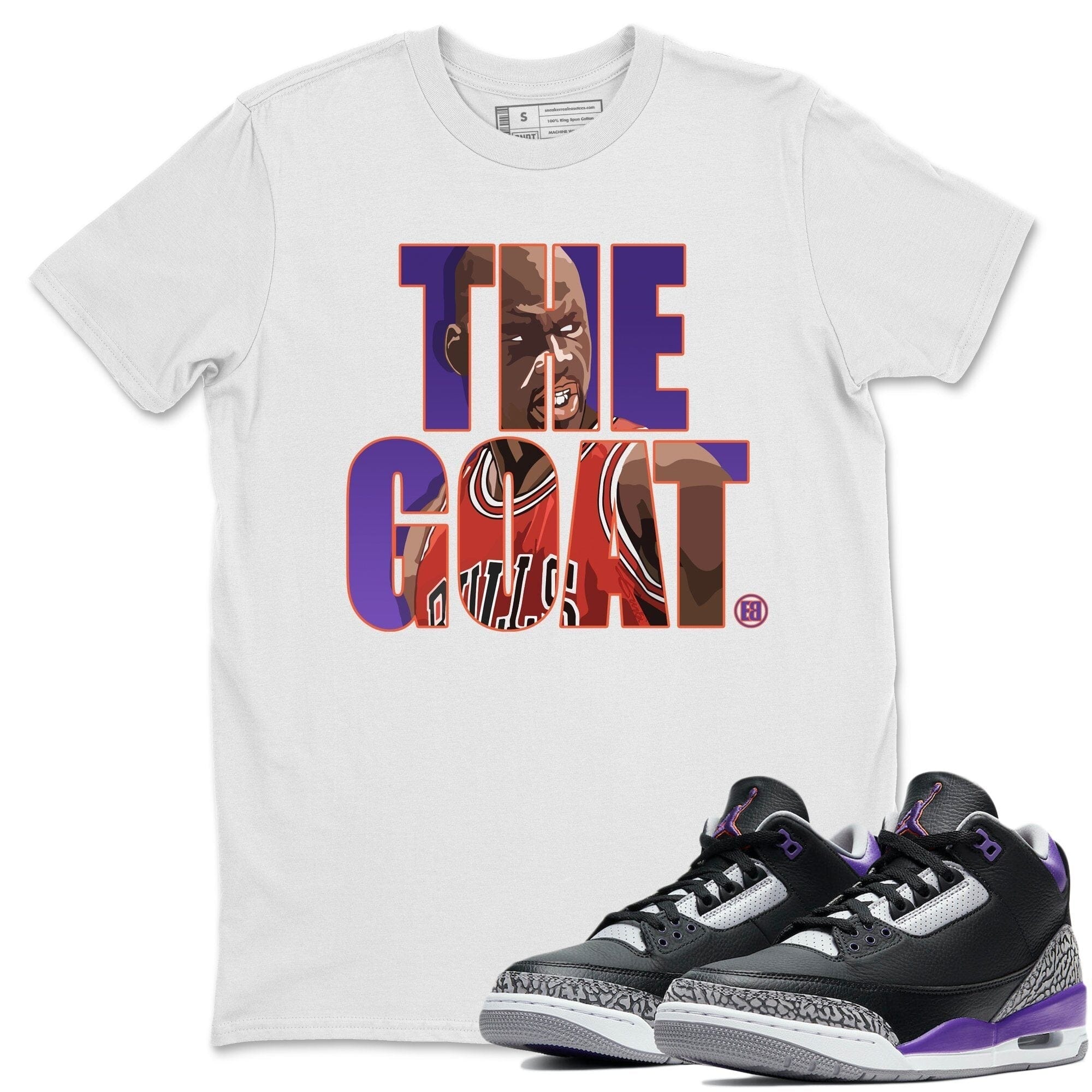 The Goat Unisex Tops - Air Jordan 3 Court Purple
