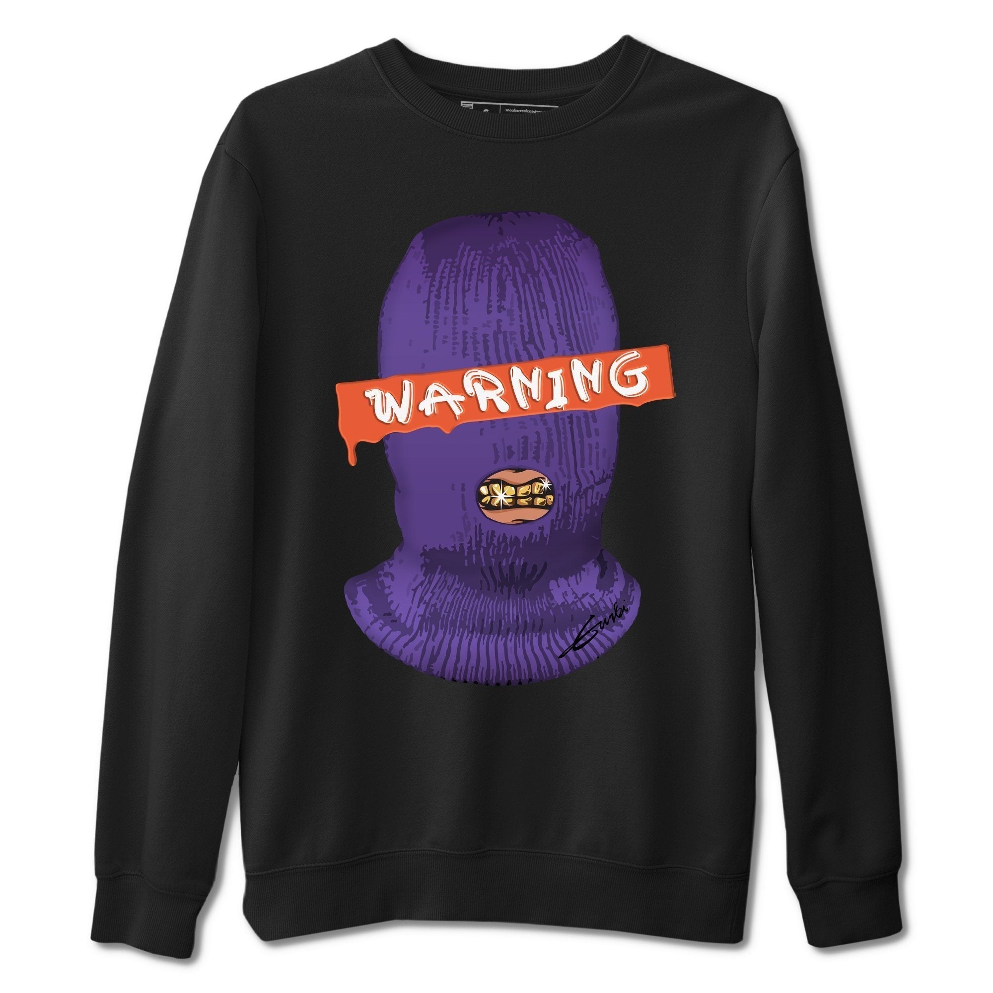 Warning Unisex Tops - Air Jordan 3 Court Purple
