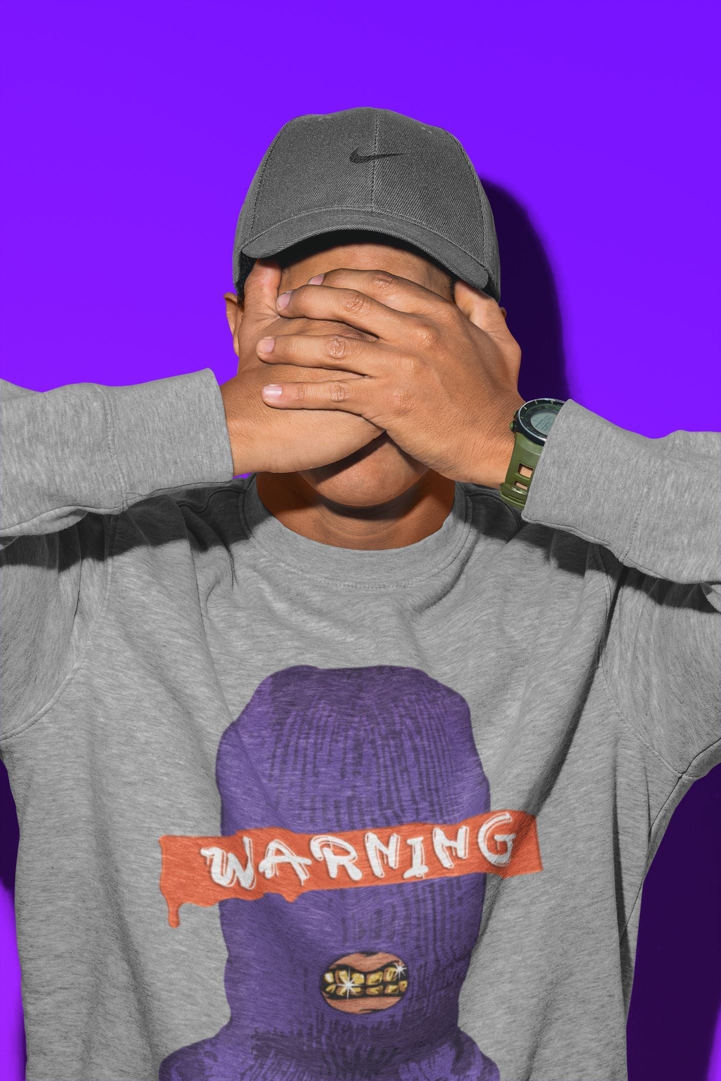 Warning Unisex Tops - Air Jordan 3 Court Purple