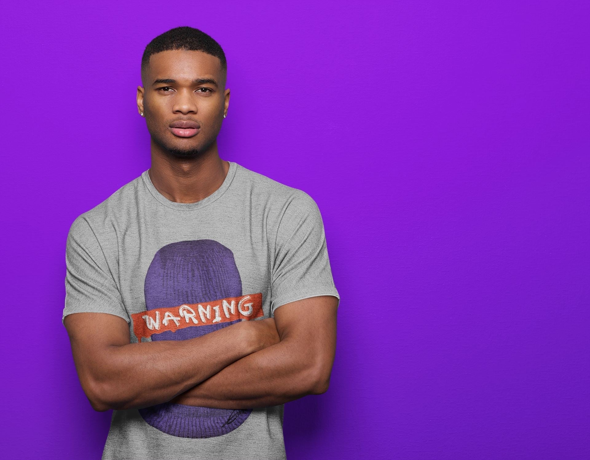 Warning Unisex Tops - Air Jordan 3 Court Purple
