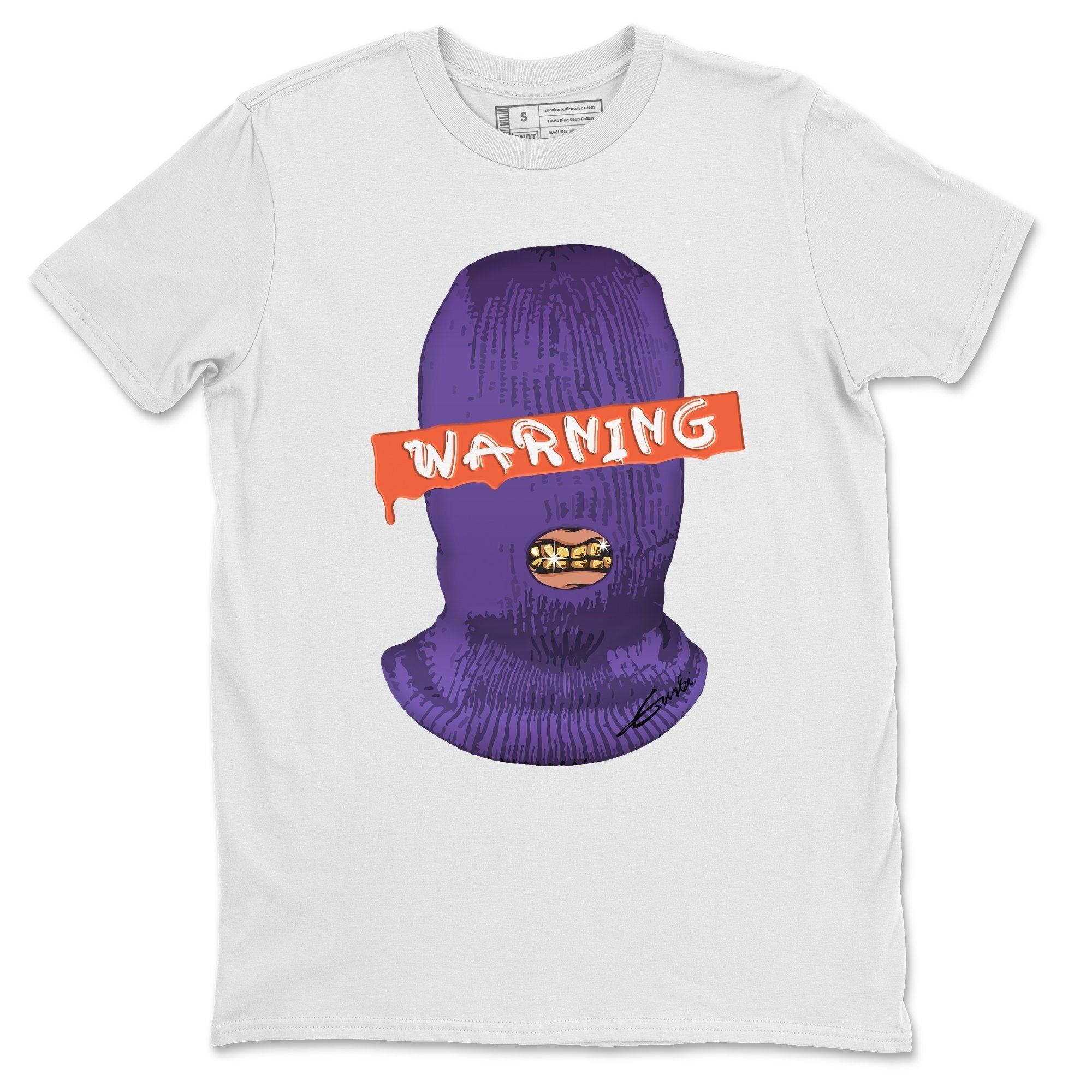 Warning Unisex Tops - Air Jordan 3 Court Purple