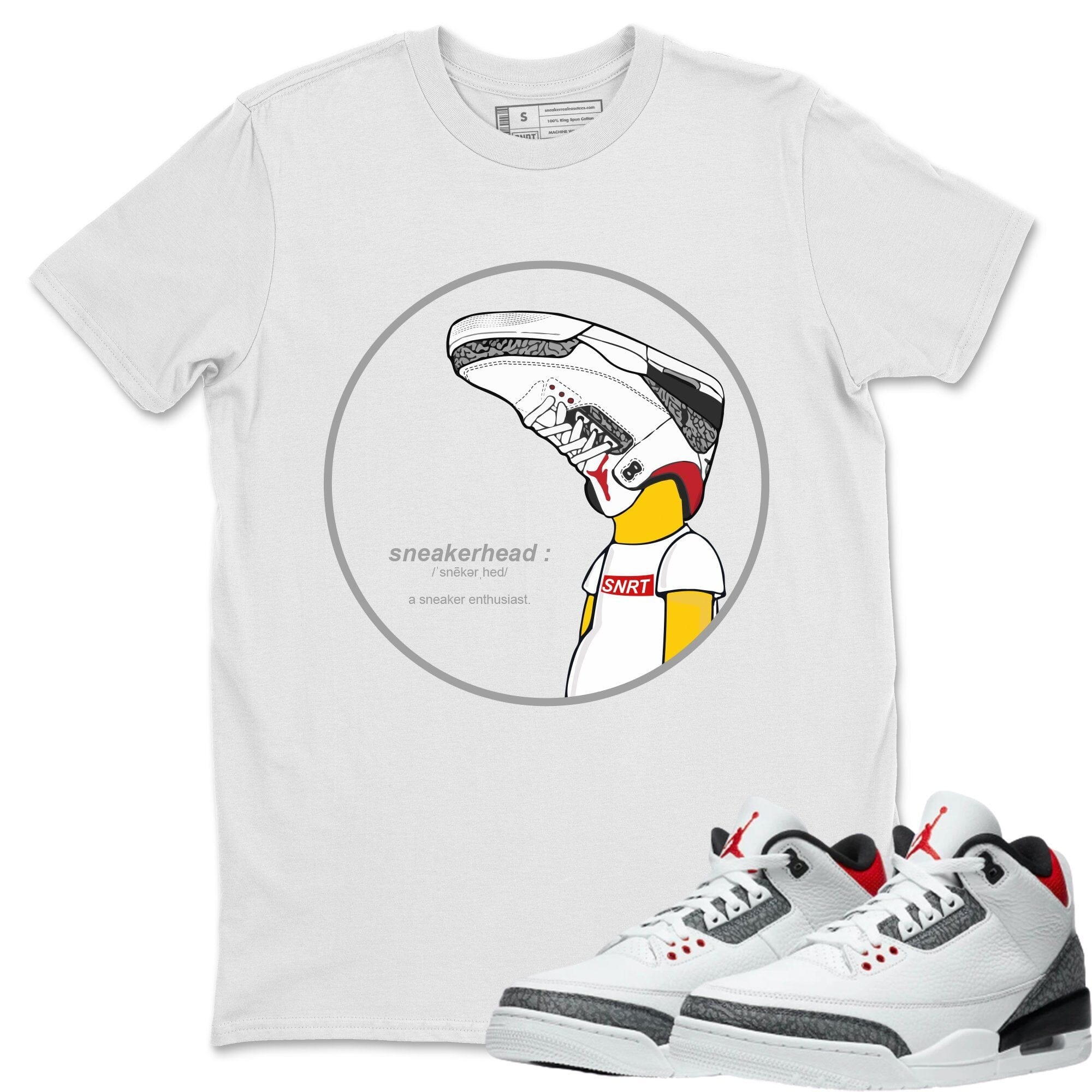 snkmatch Unisex Tops - Air Jordan 3 Fire Red