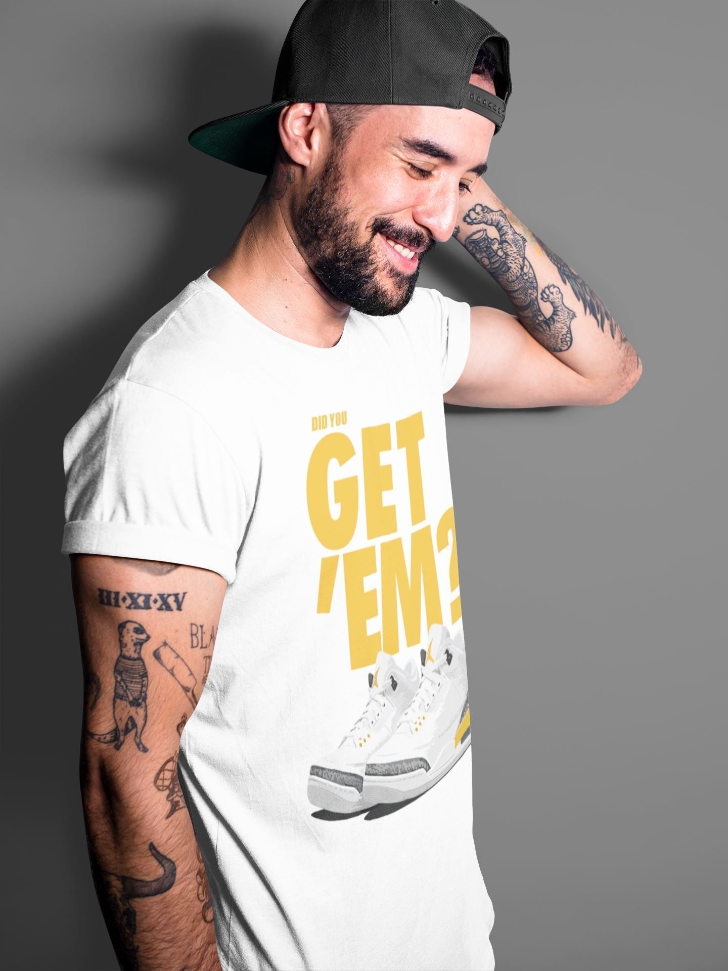 Did You Get 'Em Unisex Tops - Air Jordan 3 Laser Orange