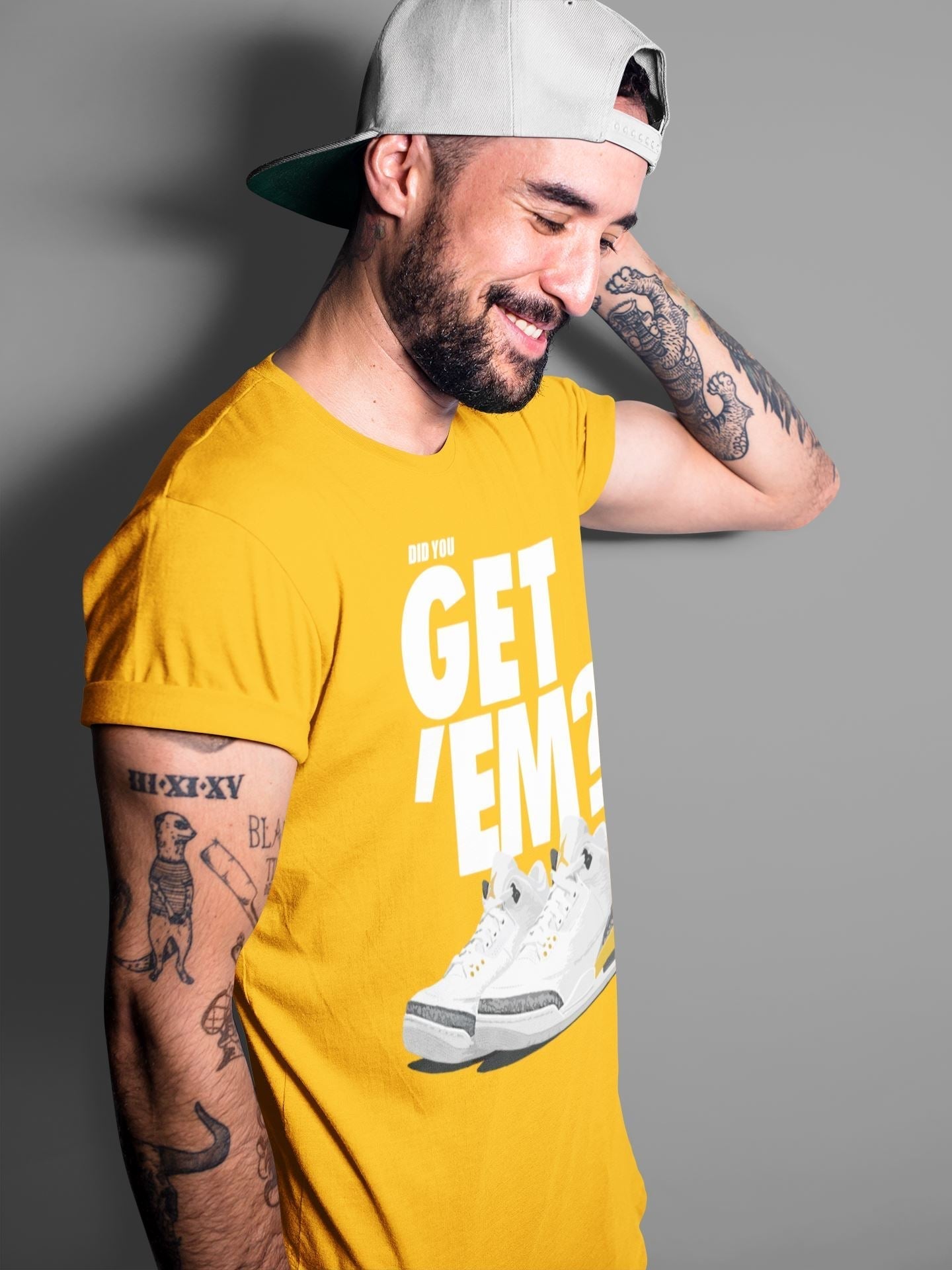 Did You Get 'Em Unisex Tops - Air Jordan 3 Laser Orange