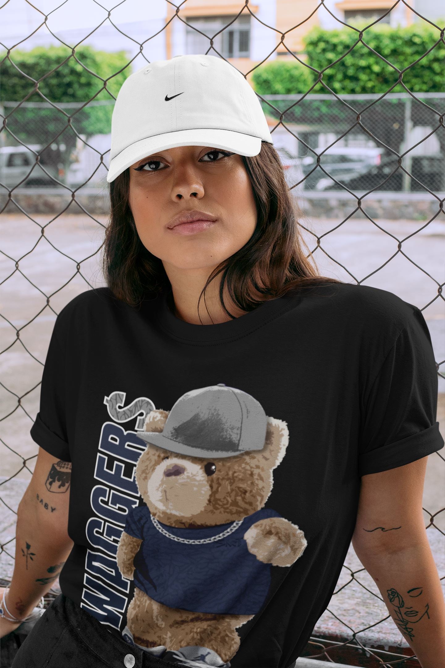 Bear Swaggers Unisex Tops - Air Jordan 3 Midnight Navy